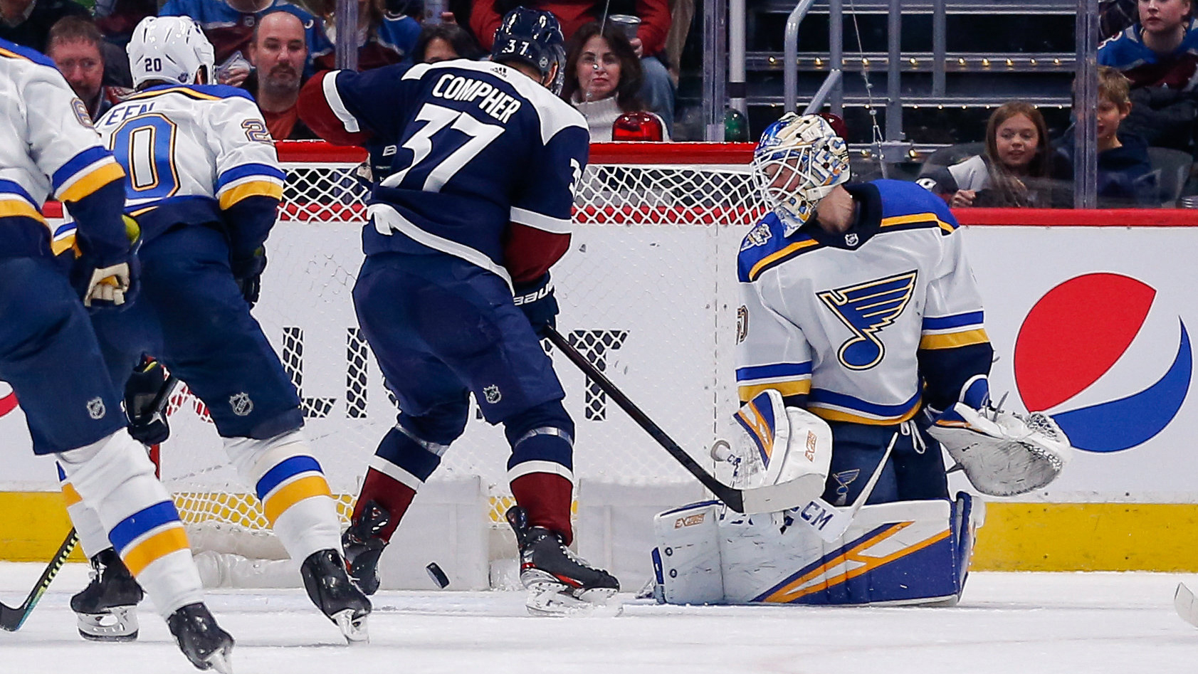 Blues get off to a rough start in 2020 with 7-3 loss to Avalanche