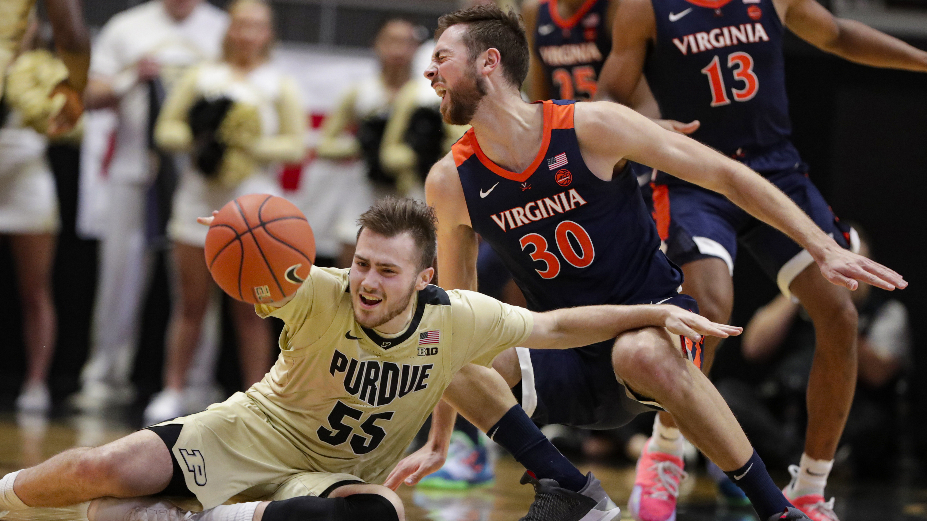 Purdue cruises to 69-40 victory over defending champion Virginia