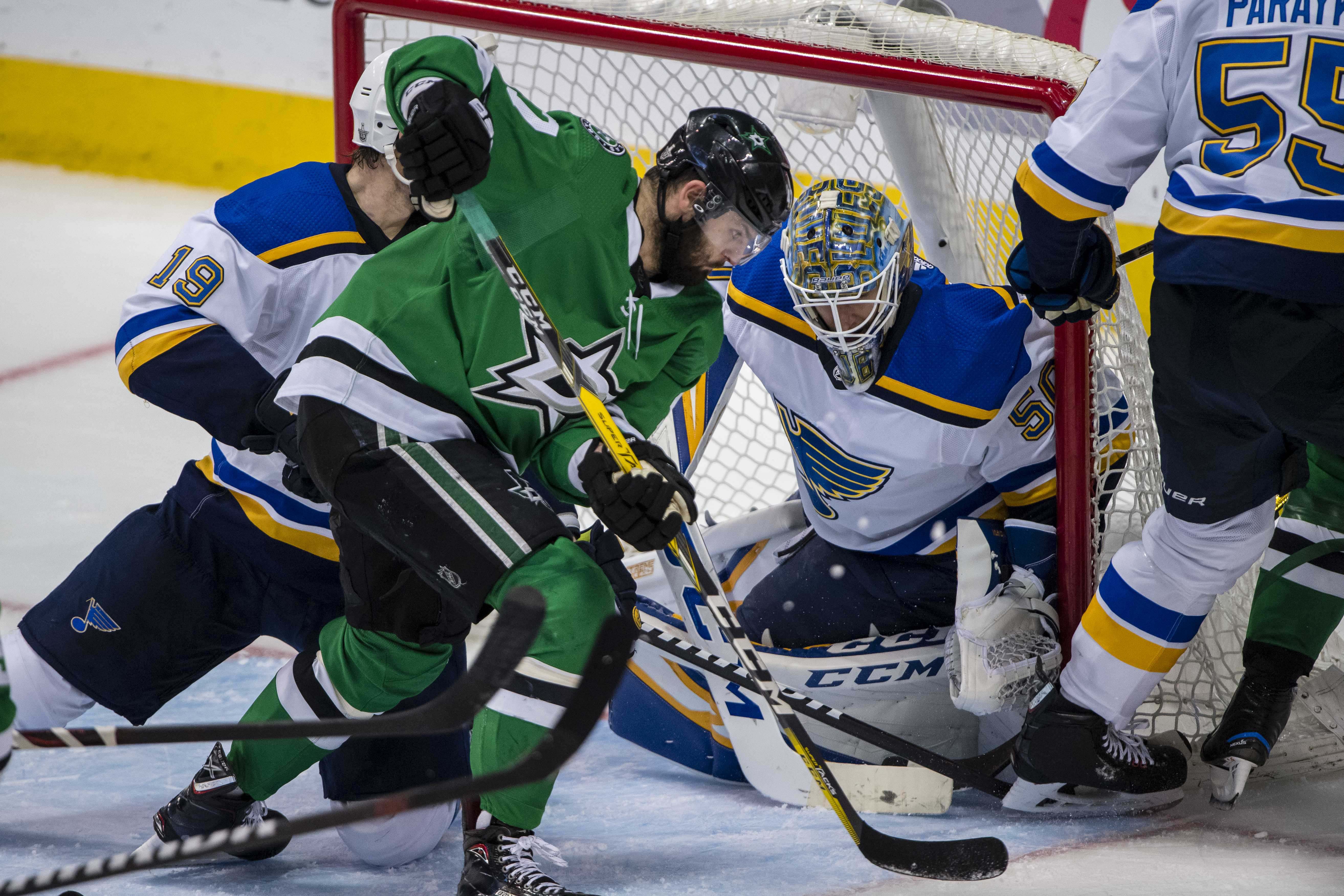 Stars, Blues meet again in Game 7 for spot in West finals