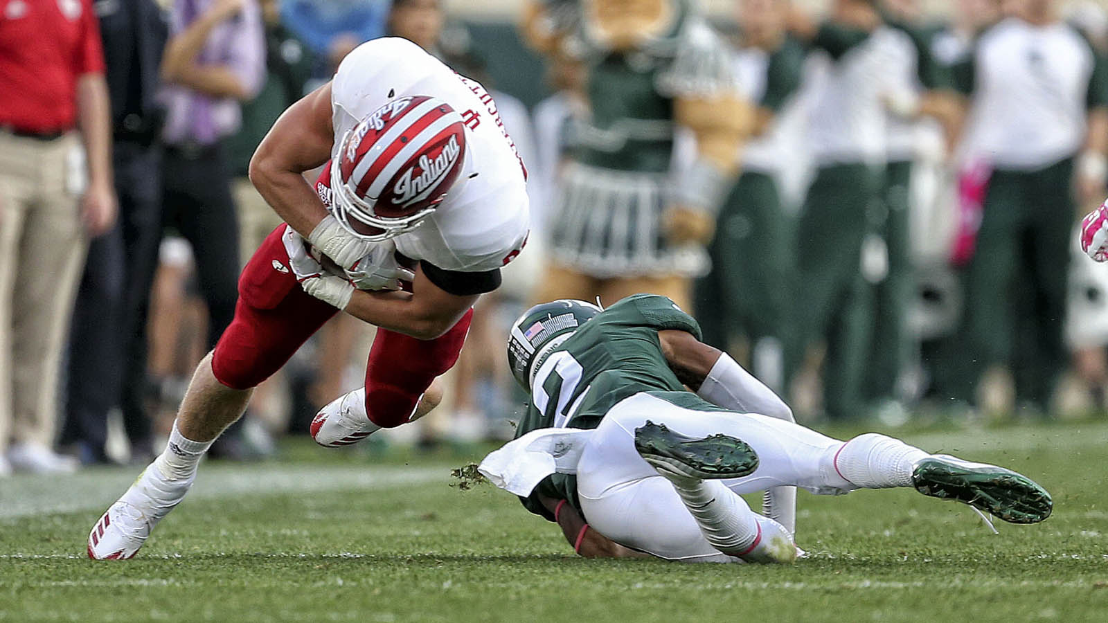 Hoosiers held without a touchdown in 17-9 loss to Michigan State