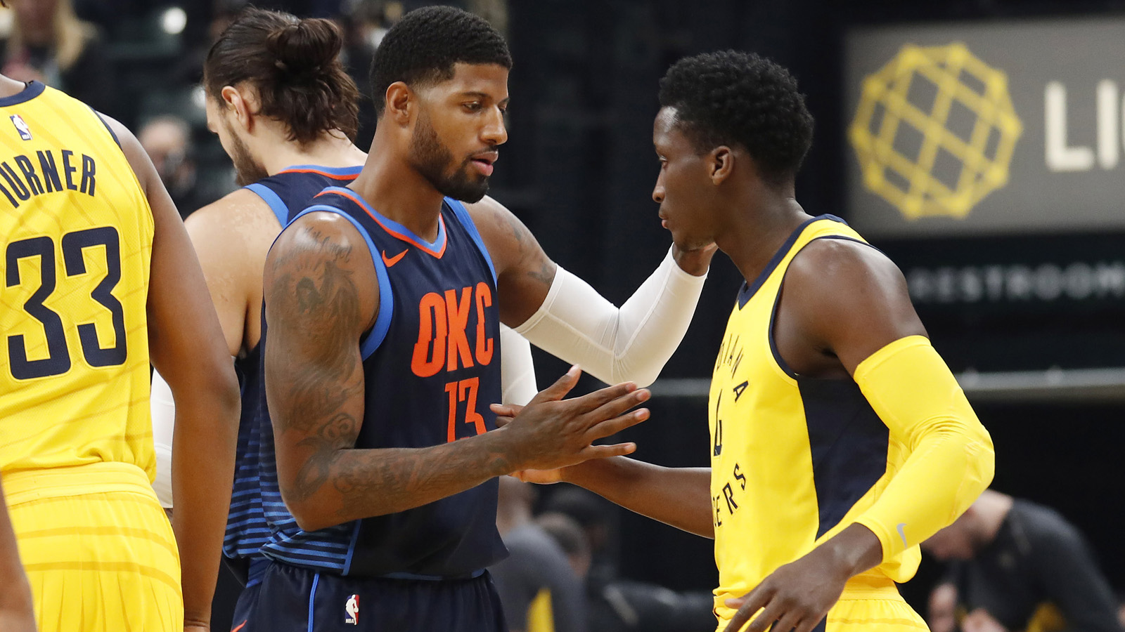 Pacers fall 100-95 to Thunder in George's return
