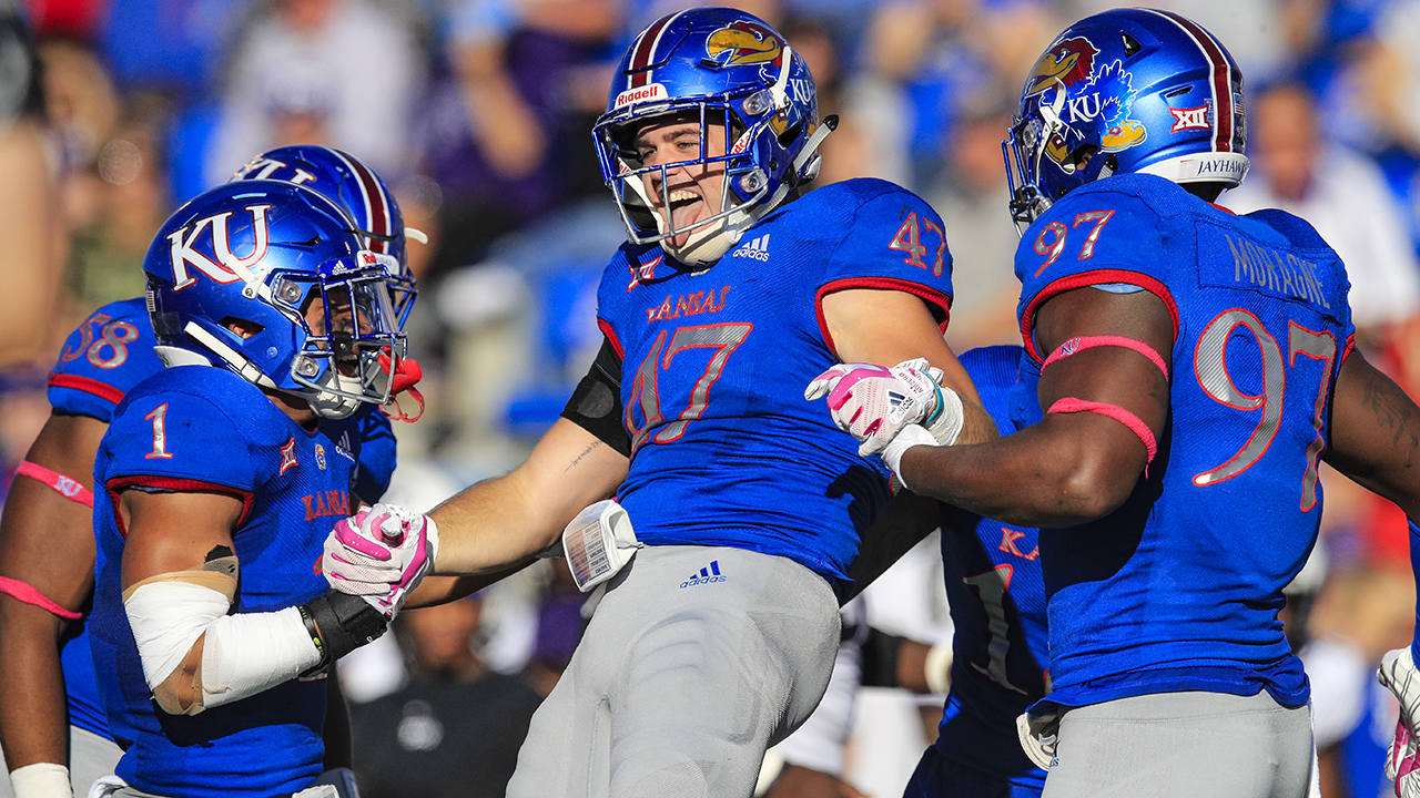 Jayhawks force crucial fumble, stage comeback against TCU for third win