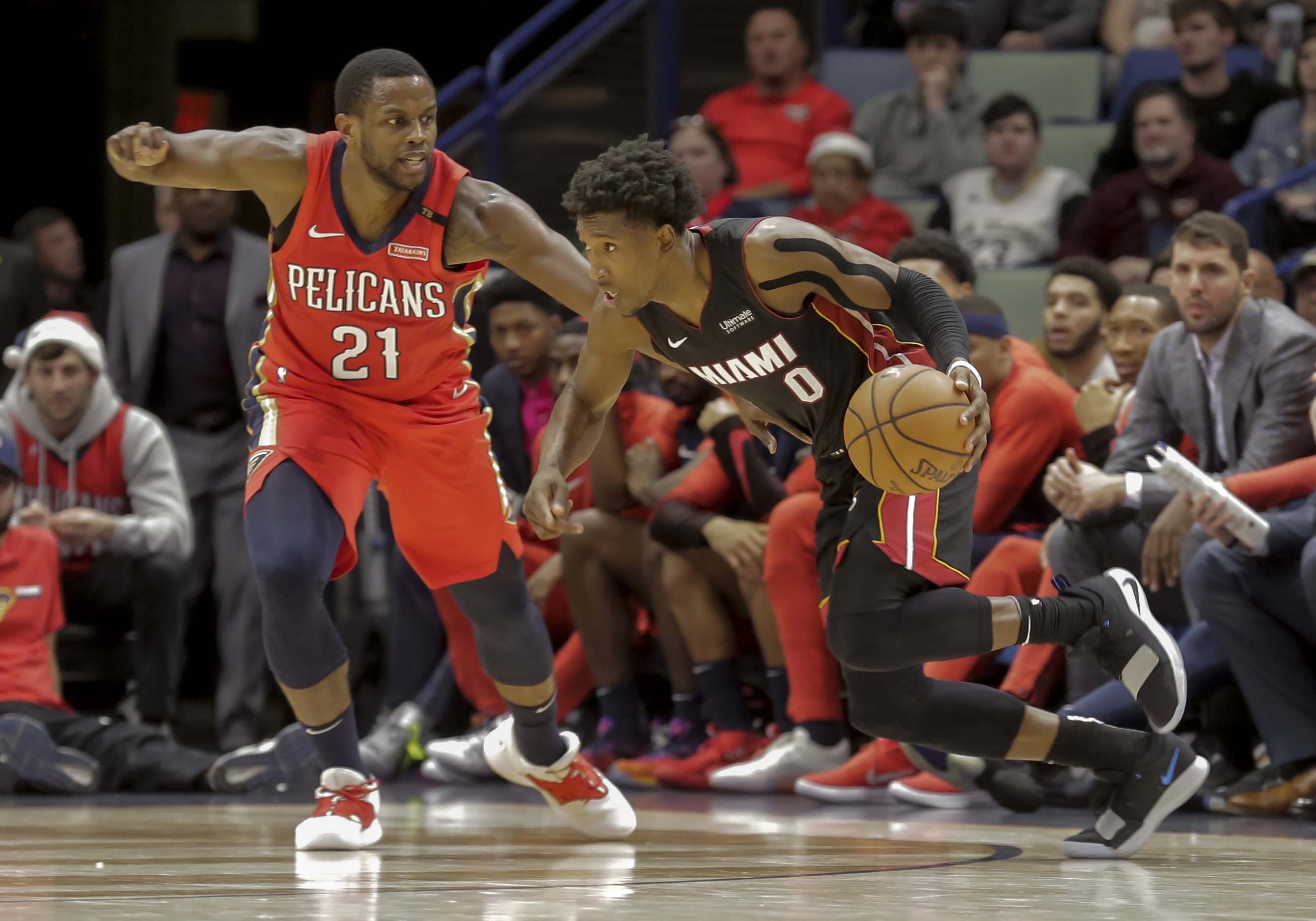 Richardson's 22, Wade's 19, lead Heat past Pelicans 102-96