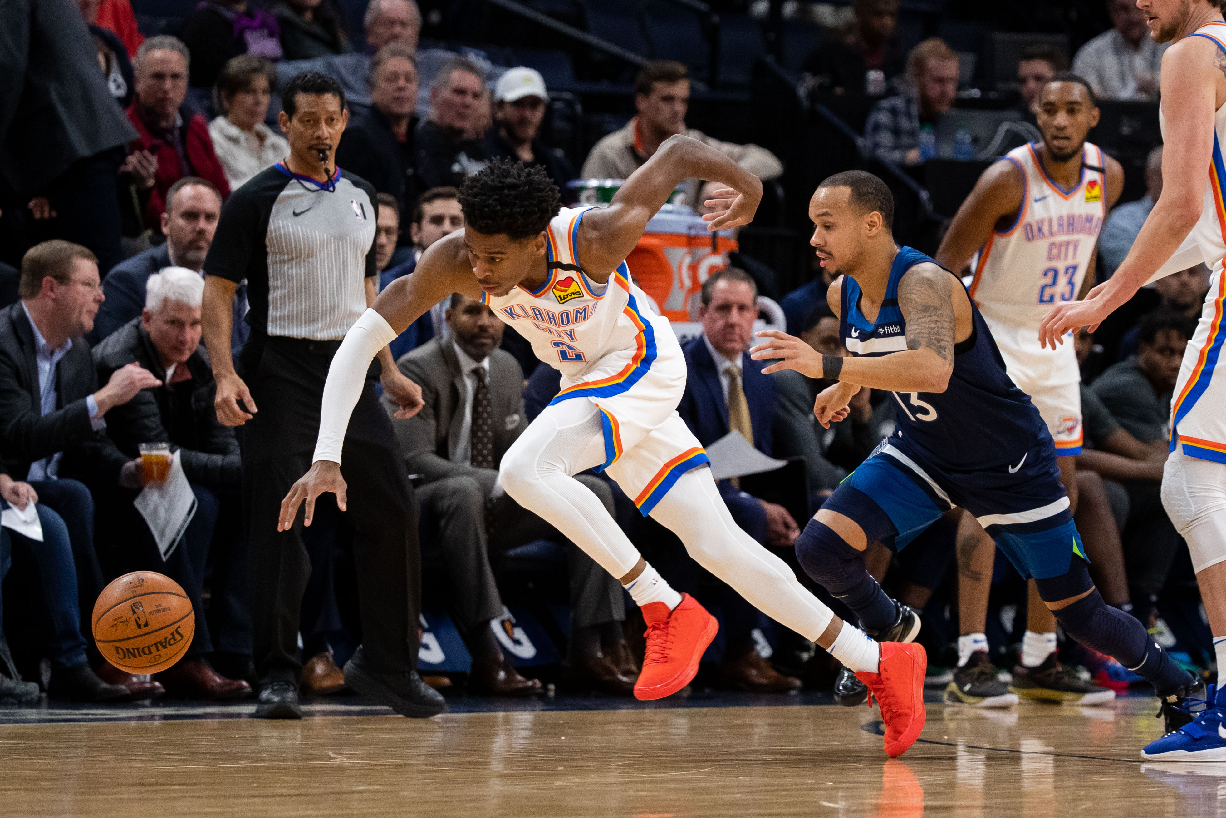 Gilgeous-Alexander's first triple-double leads Thunder