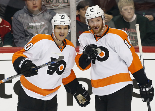 Del Zotto scores 2nd goal in OT to lift Flyers past Wild 4-3