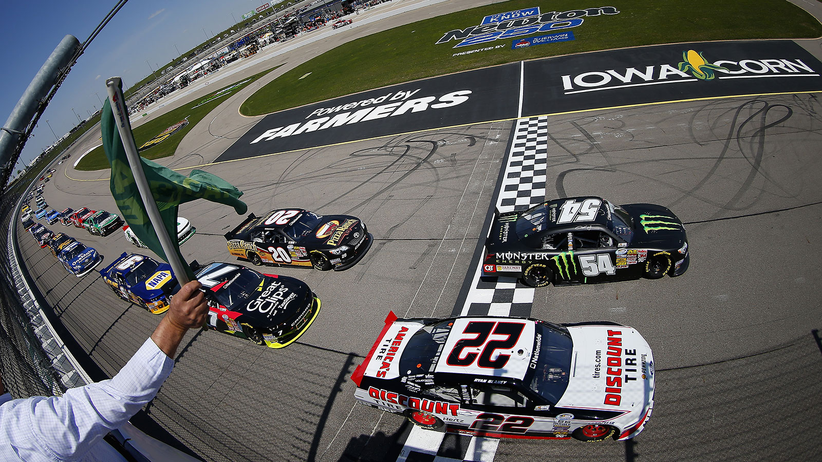 Opportunity seized: Hornish Jr. wins Newton 250 NNS race at Iowa