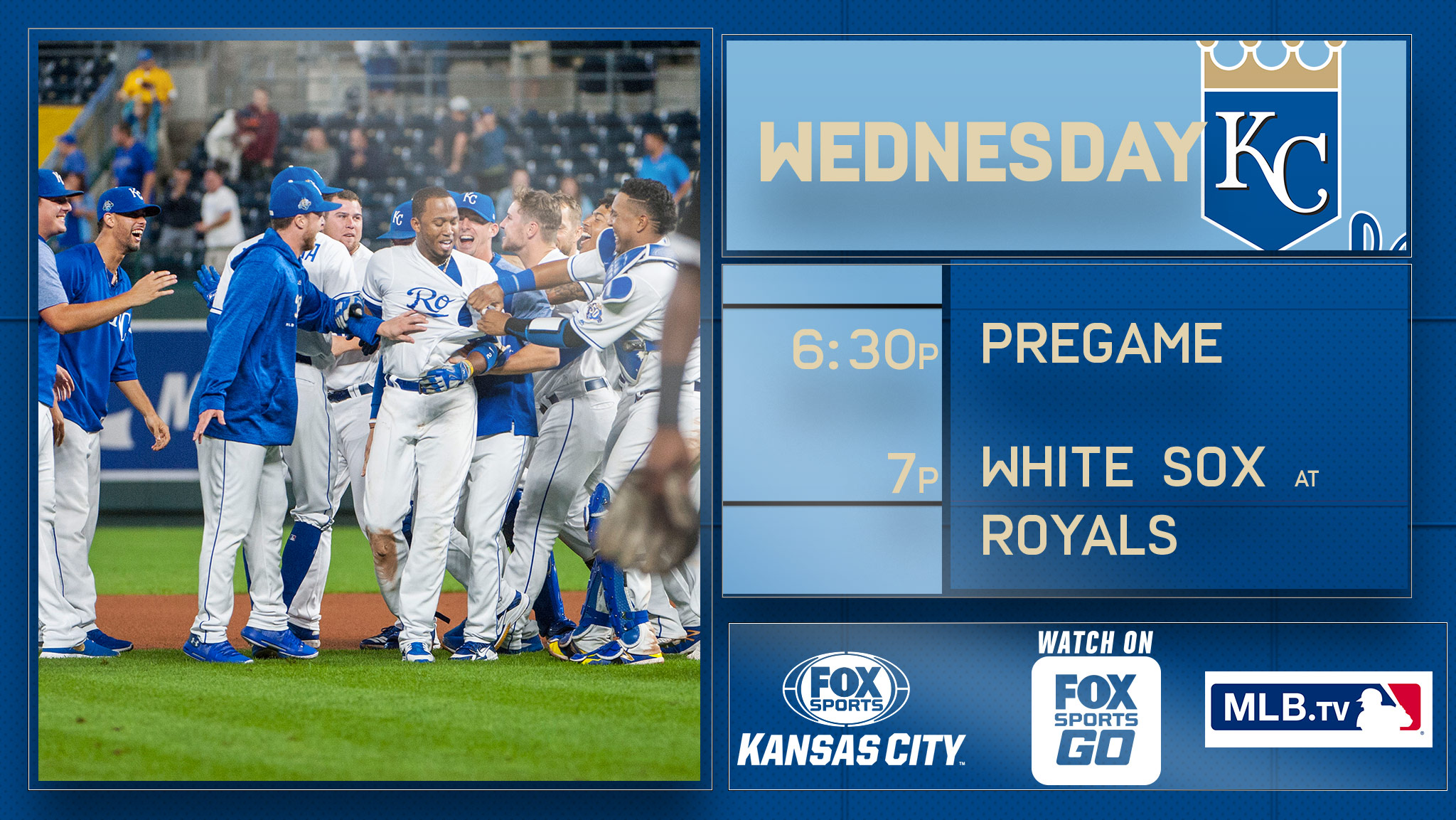 Royals go for three-game sweep against White Sox