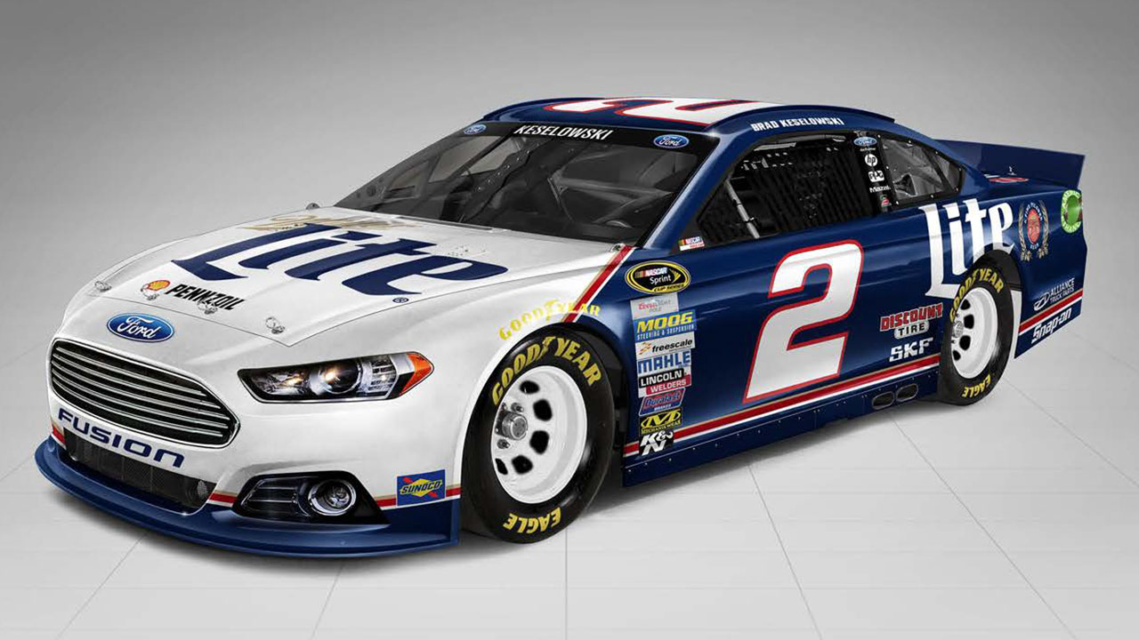 Brad Keselowski to run 'The Original' Miller Lite paint scheme in Sprint All-Star Race