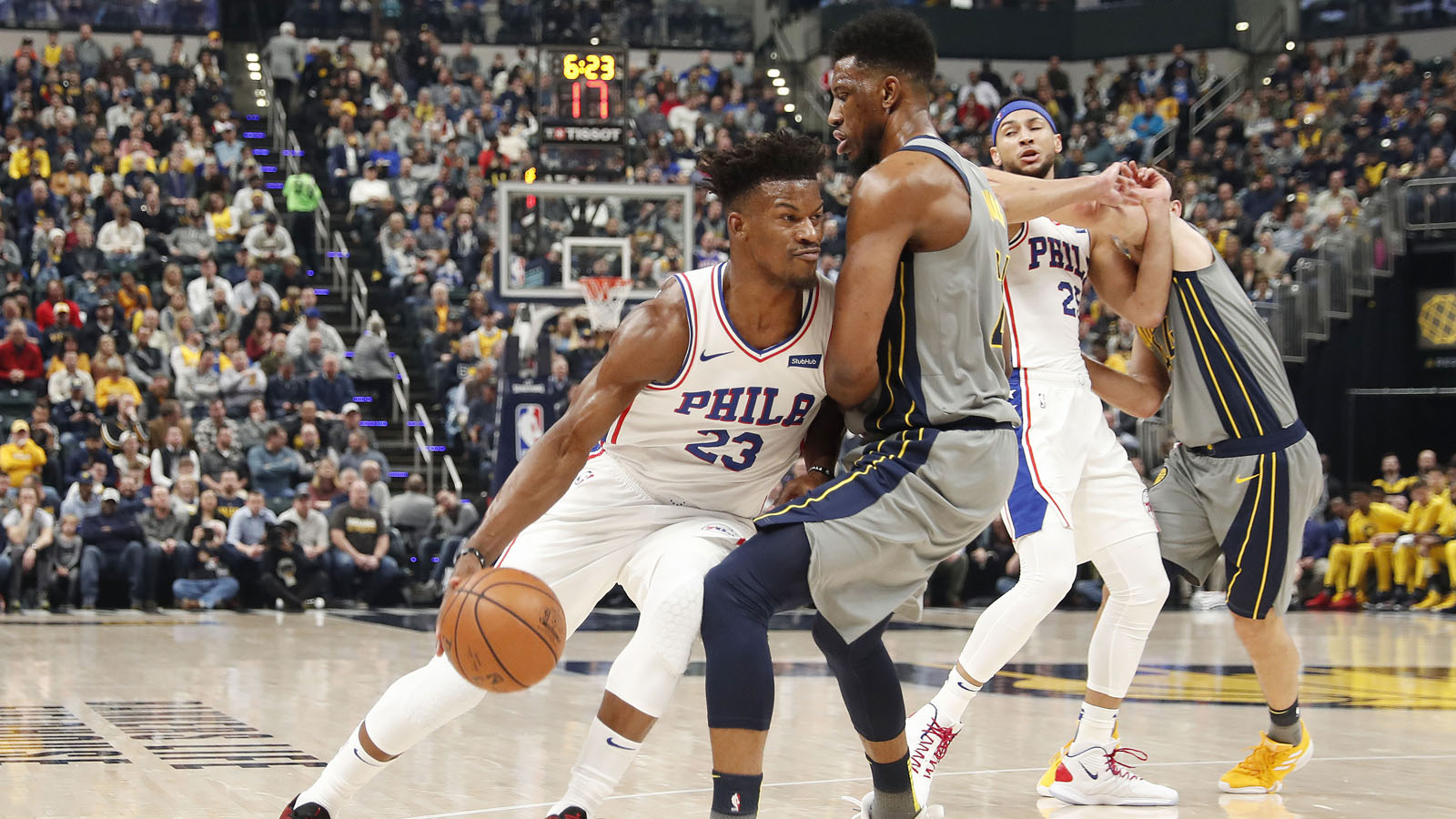 Pacers struggle in 120-96 loss to 76ers