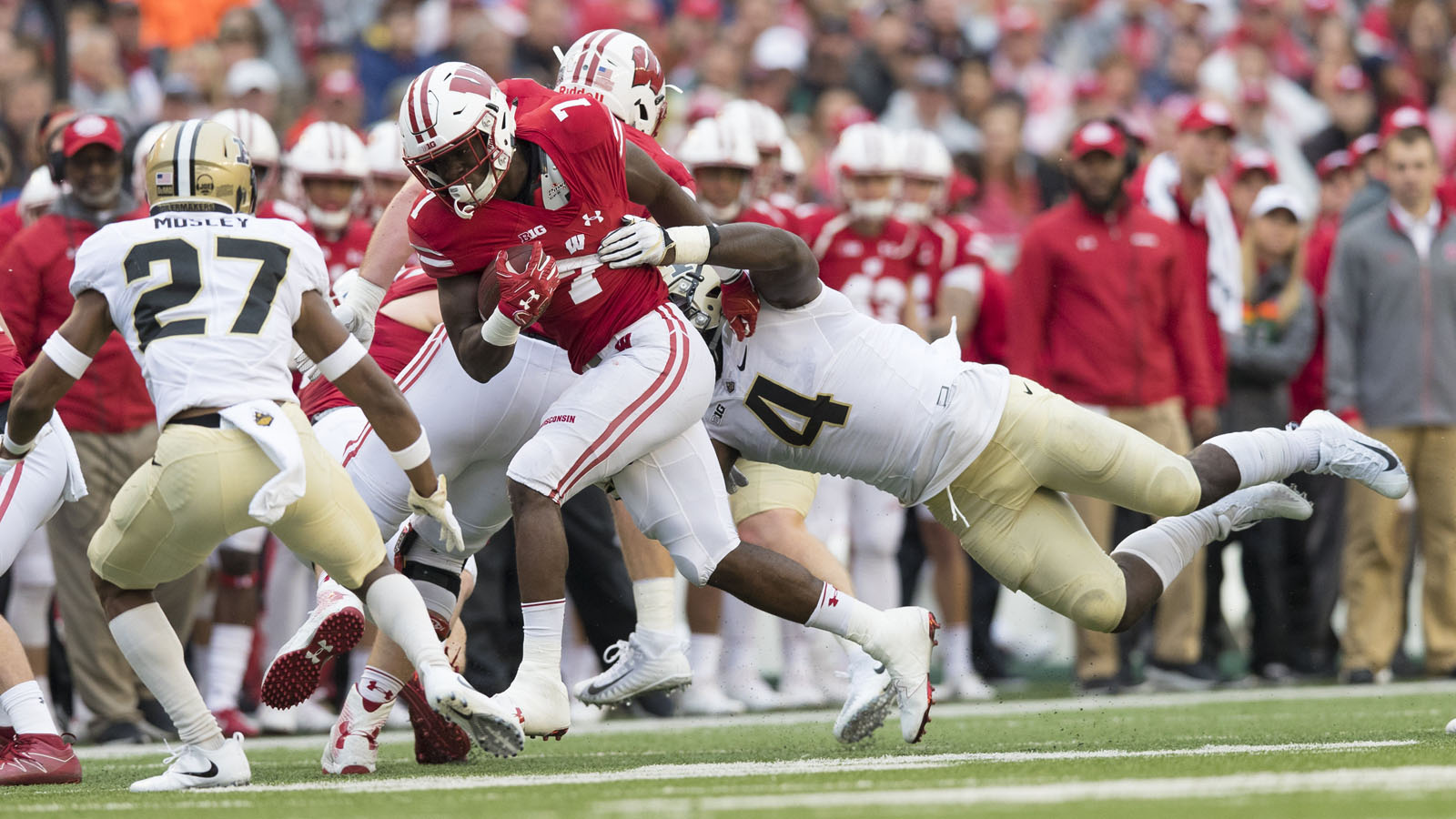 Purdue held without a touchdown in 17-9 loss to Wisconsin