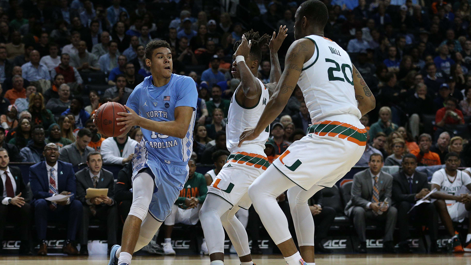Miami grabs early lead, falters in 2nd half in loss to UNC in ACC quarterfinals