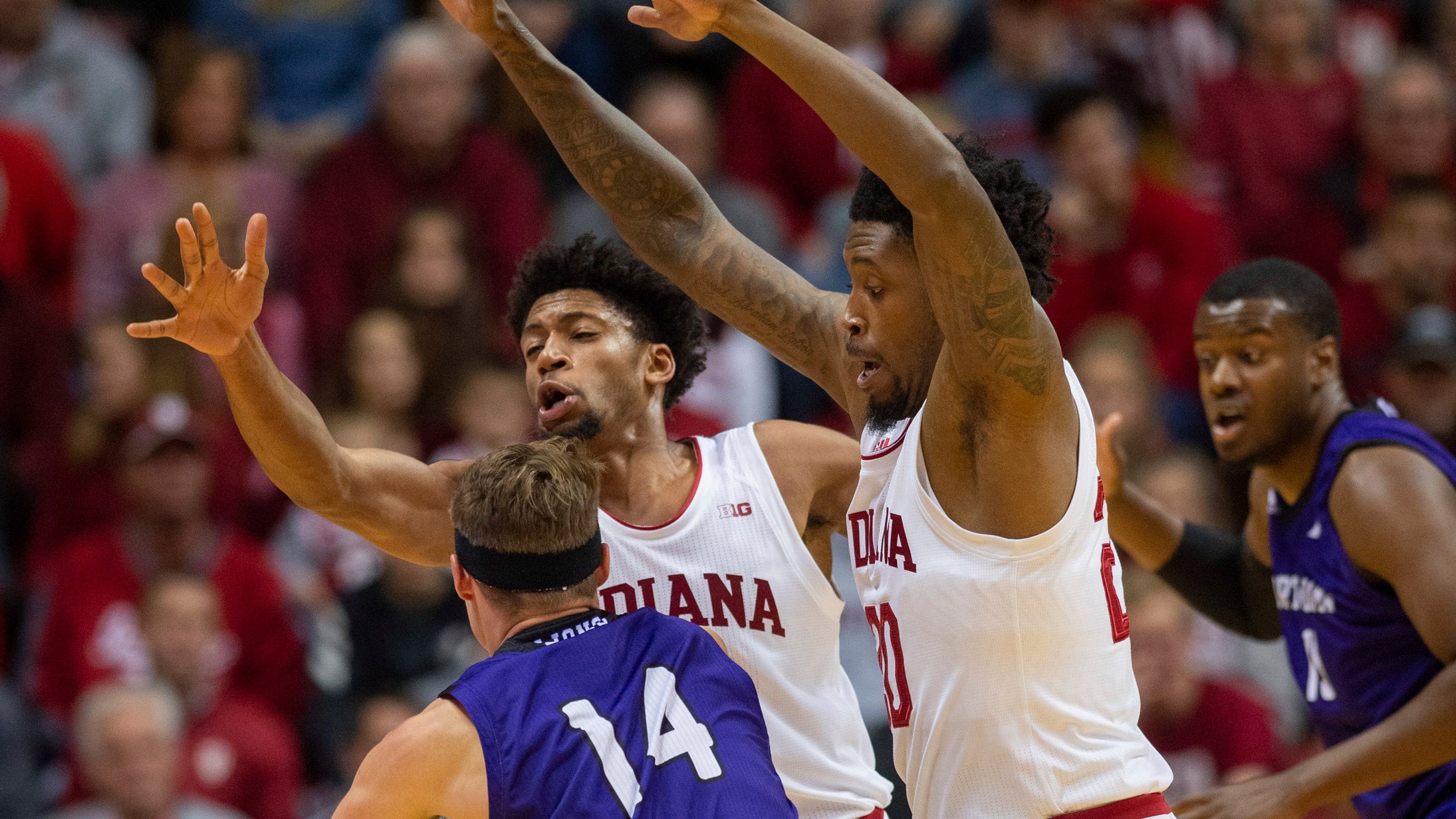 Jackson-Davis scores 20 as Indiana swarms North Alabama 91-65