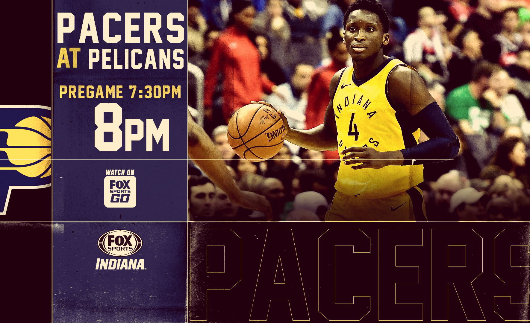 Pacers' 'rainout' makeup finds Pelicans in middle game of 'tripleheader'