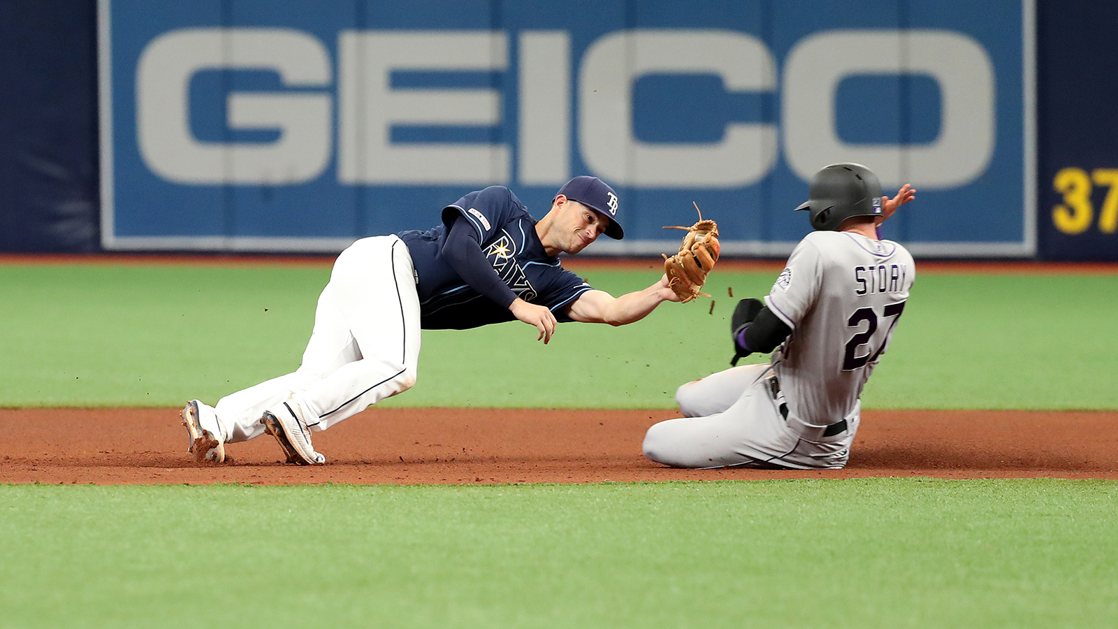 Rays' 5-game win streak comes to an end with shutout loss to Rockies