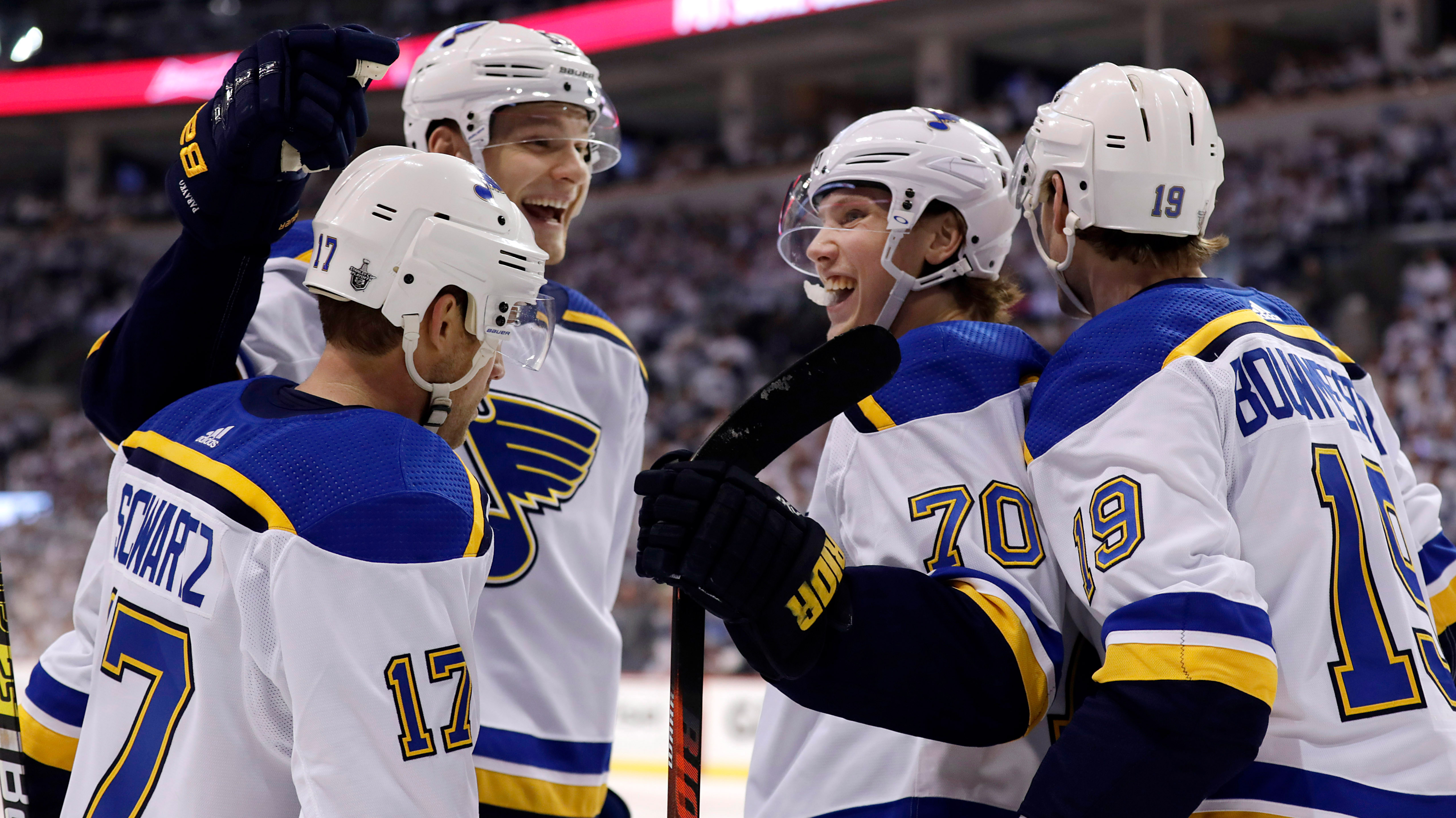 Blues take Game 2, Sundqvist sinks Jets with two goals in 4-3 victory