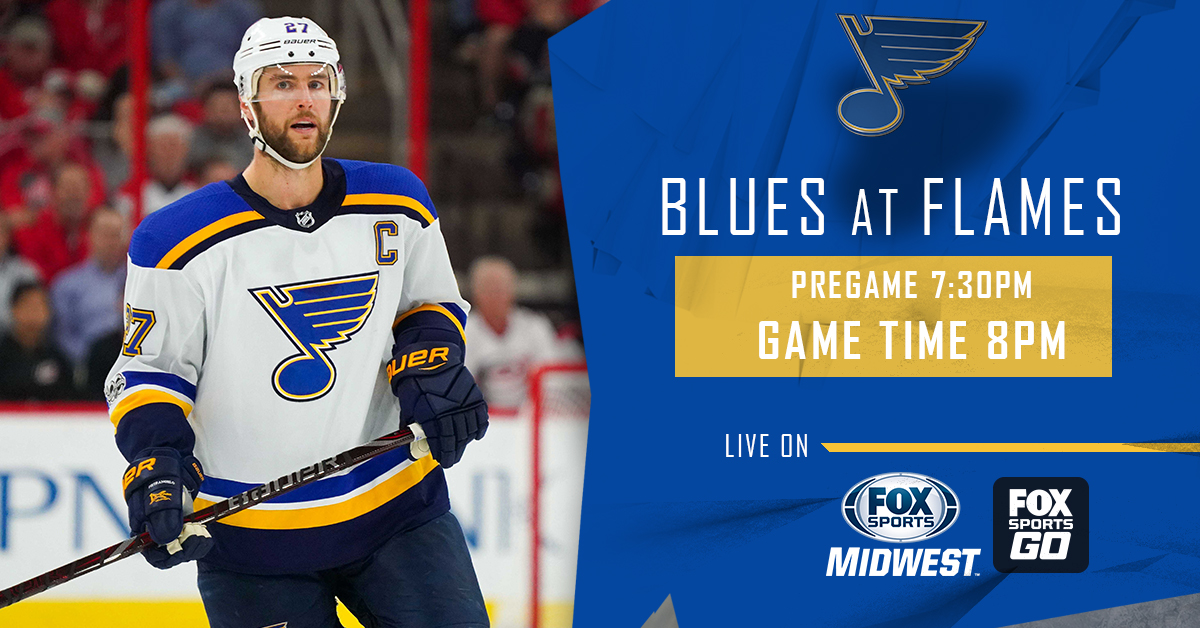Blues ready to start a new win streak in matchup with the Flames
