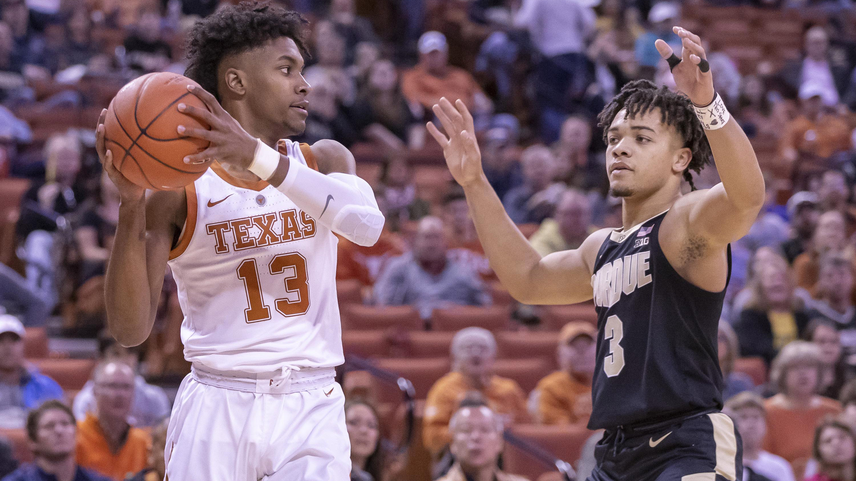 Edwards drops 40 points but Boilermakers fall to Longhorns 72-68