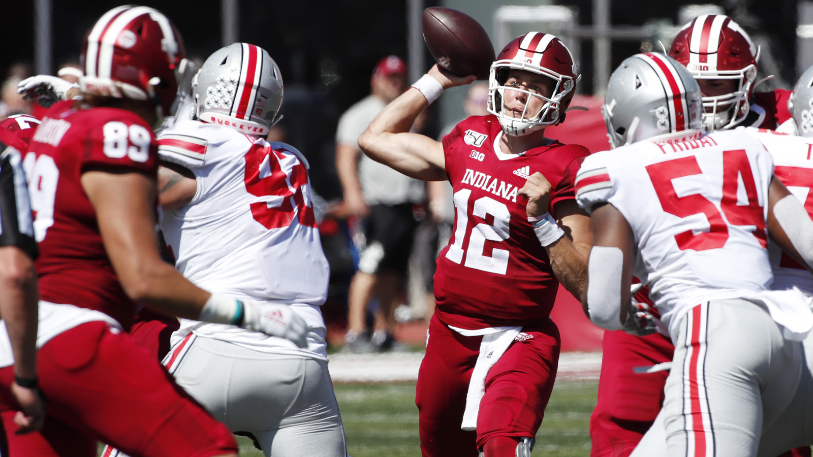 Hoosiers unable to contain dominant Buckeyes in 51-10 loss