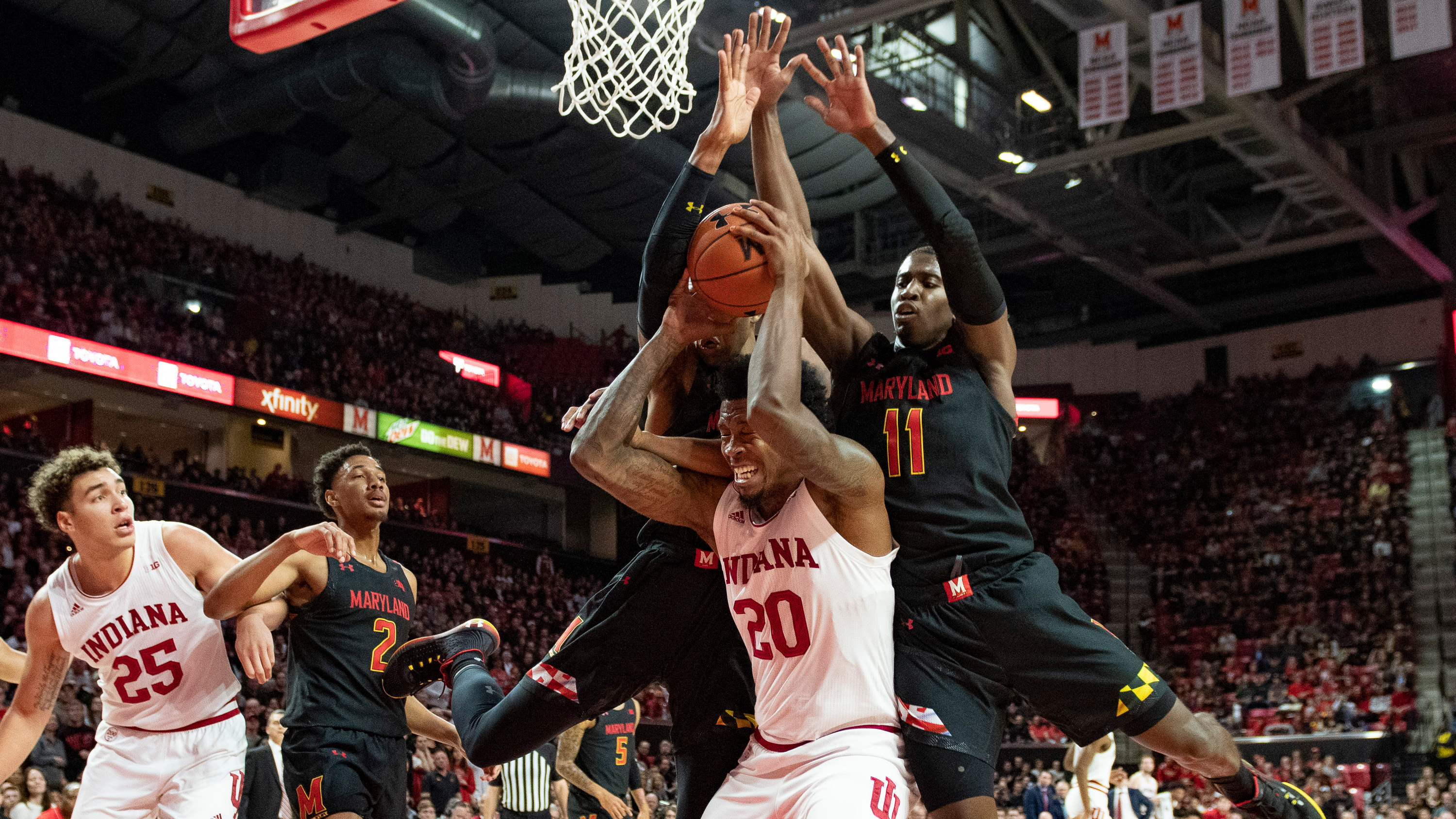 Poor shooting sinks Indiana in 75-59 loss to Maryland