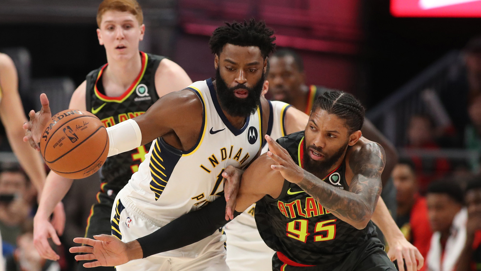 Eight score in double figures as Pacers defeat Hawks 129-121