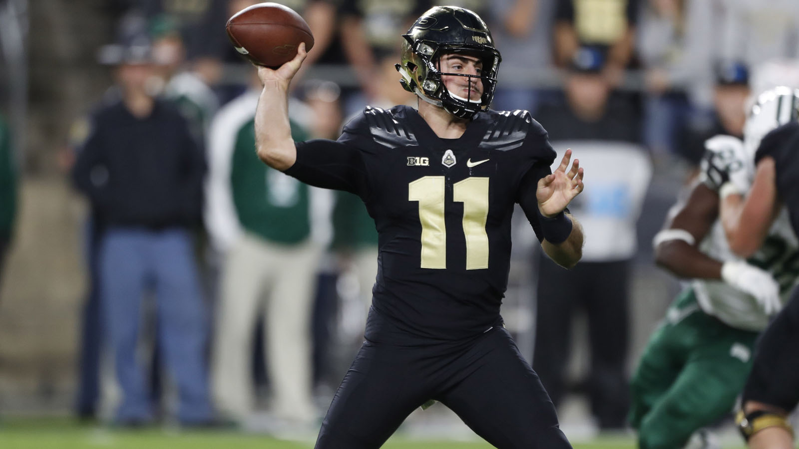 Blough comes off bench to lead Purdue to 44-21 win over Ohio