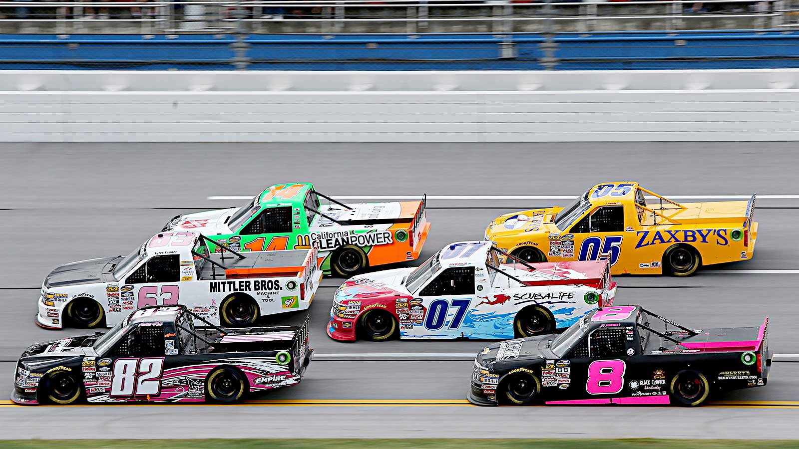 Camping World Truck Series race results from Talladega