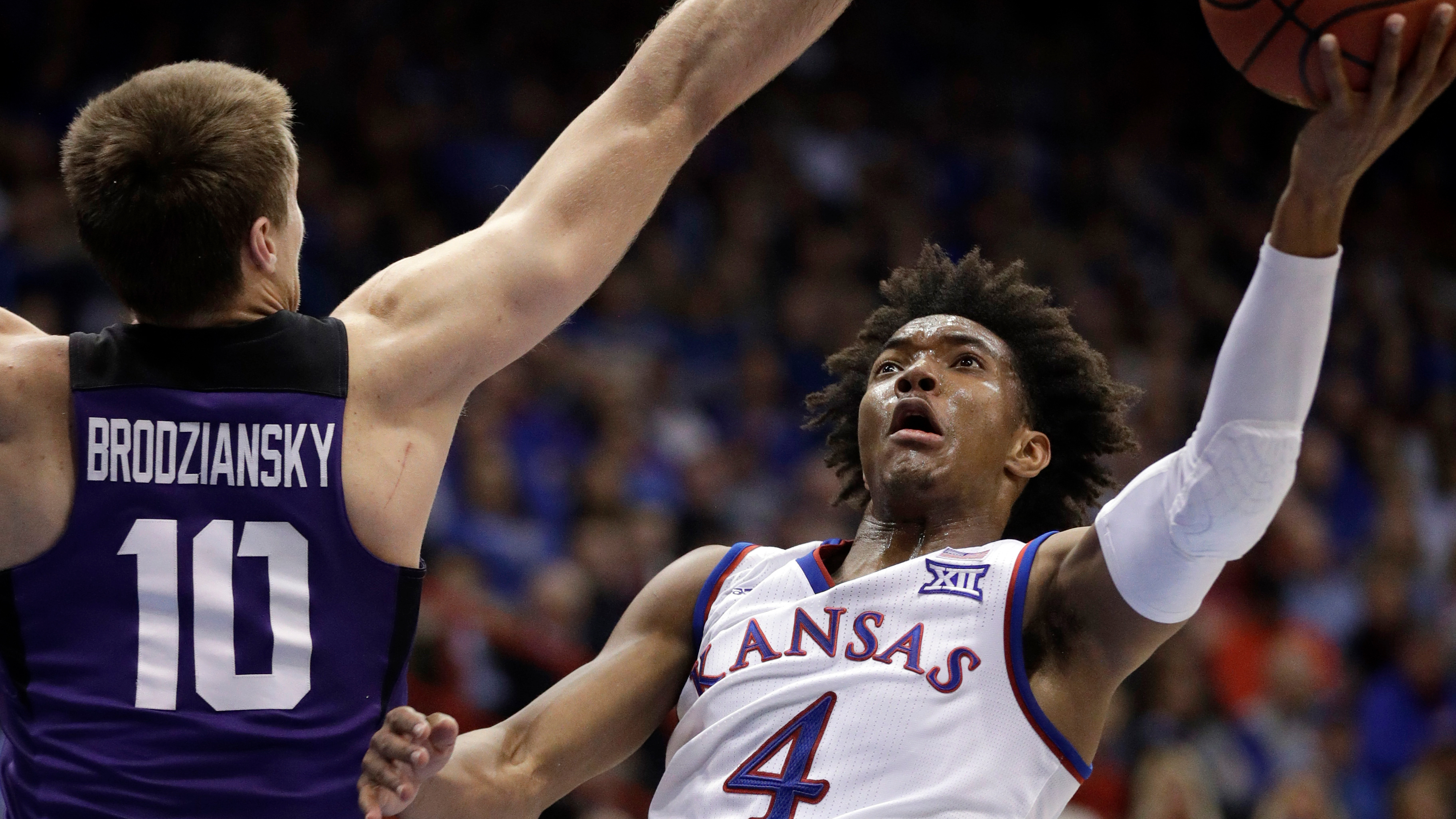 No. 8 Kansas going for outright Big 12 title against Texas