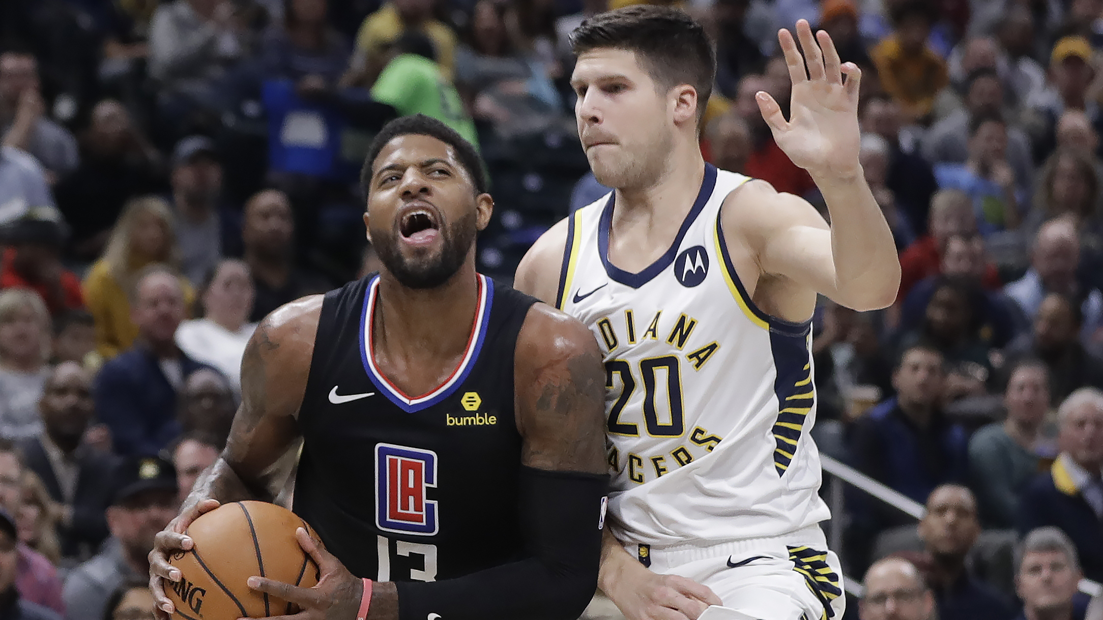 Pacers struggle to contain George in 110-99 loss to Clippers