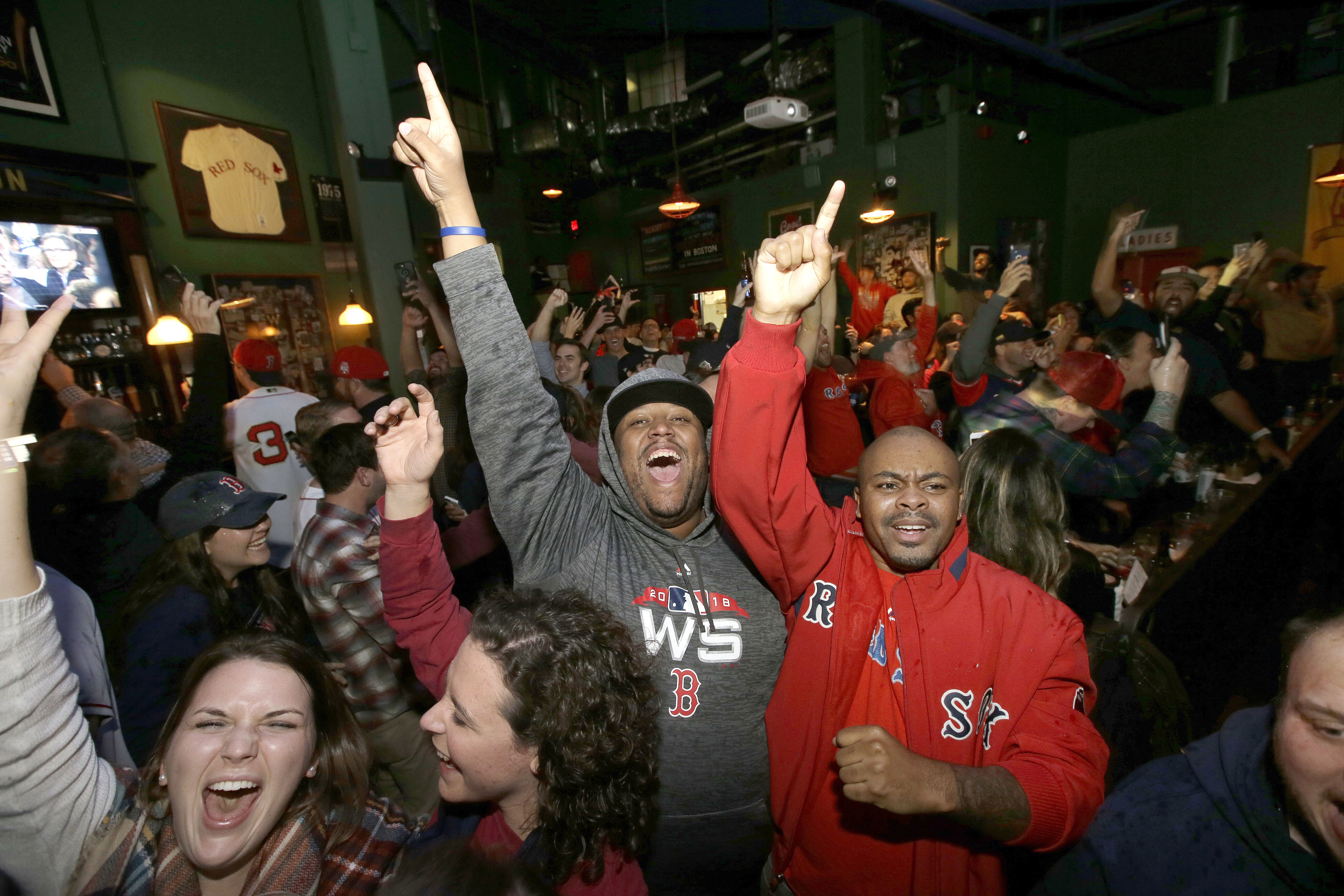 Red Sox fans celebrate latest title; parade on Wednesday