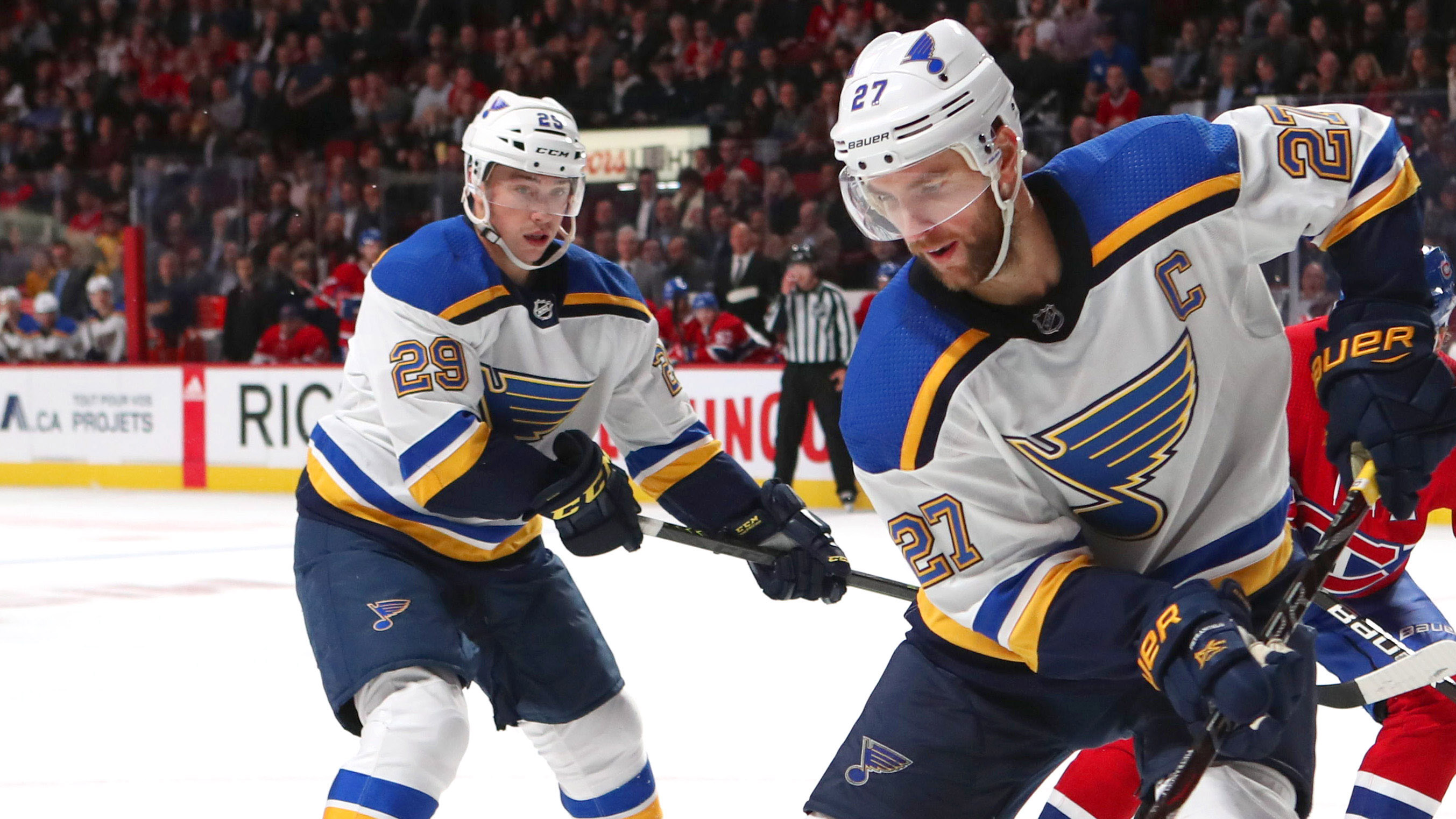 Blues, Red Wings are both looking for some defense