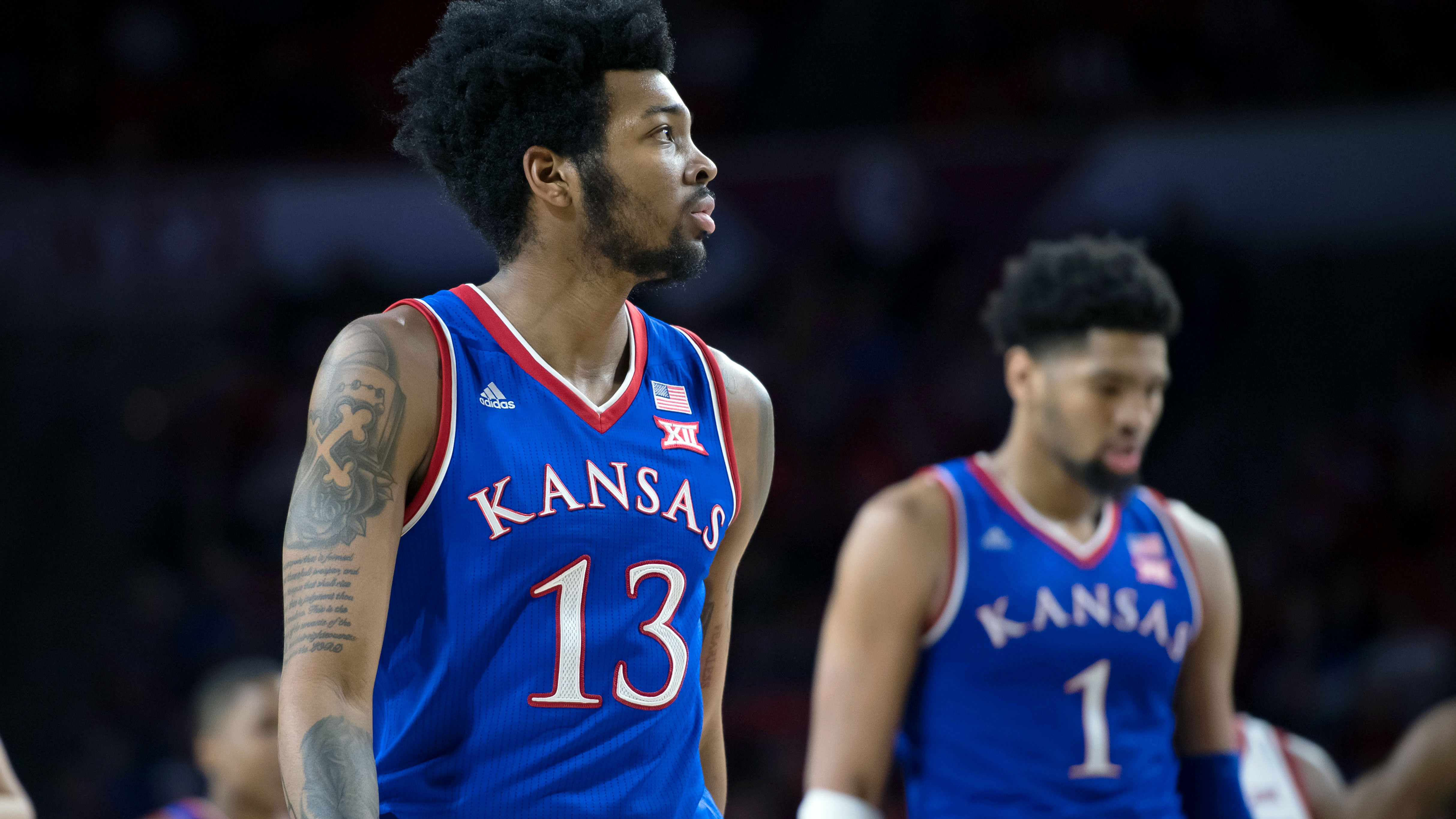 Kansas' 14-game Big 12 title streak ends with a thud