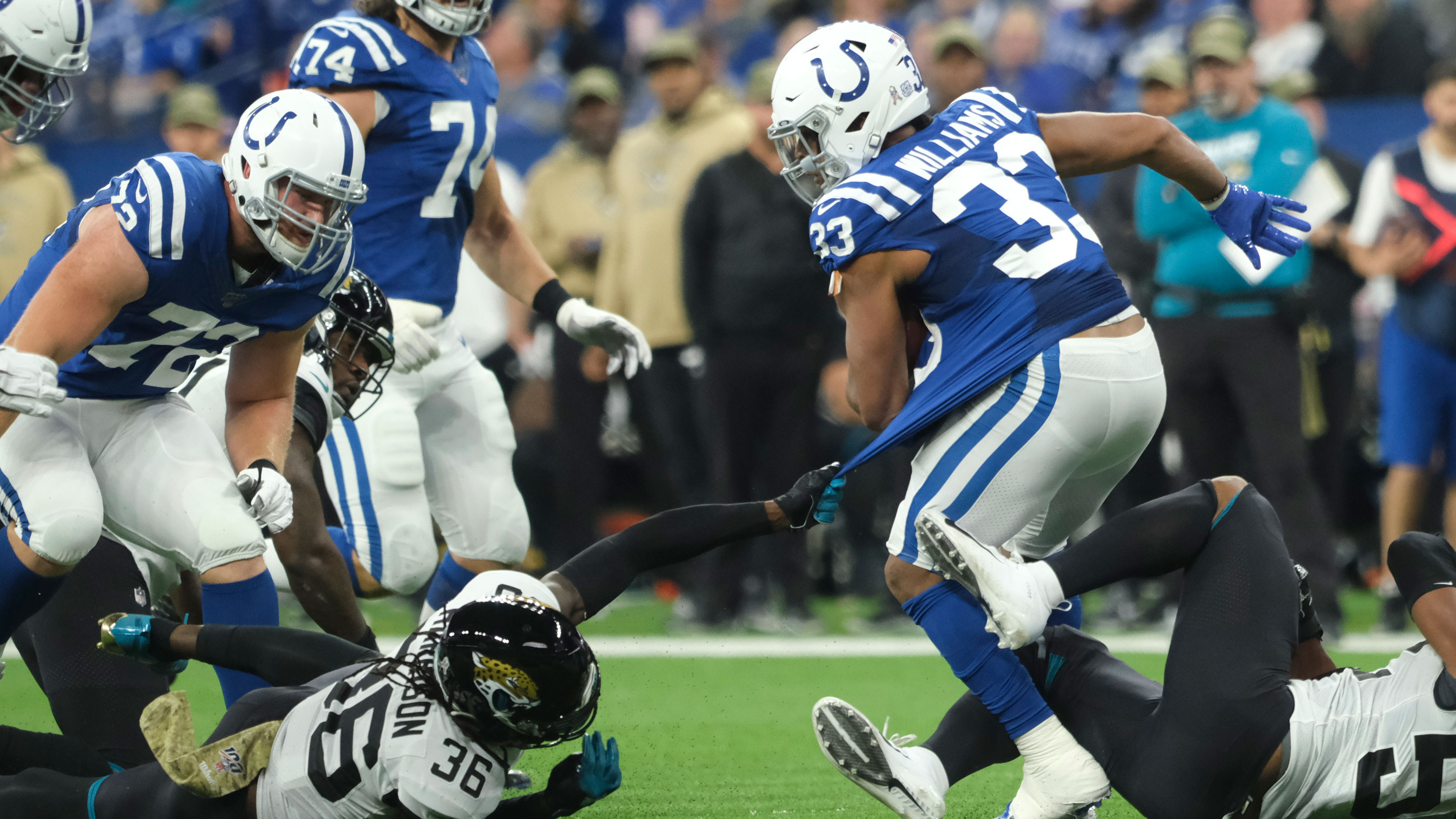 Colts run roughshod over Jaguars, reclaim share of AFC South lead