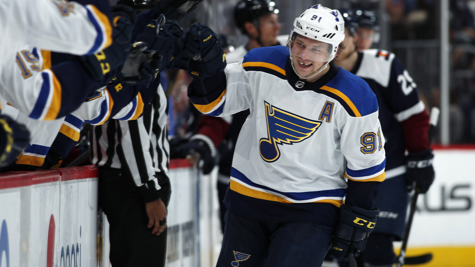 Blues shut out Avalanche 3-0 for ninth straight victory