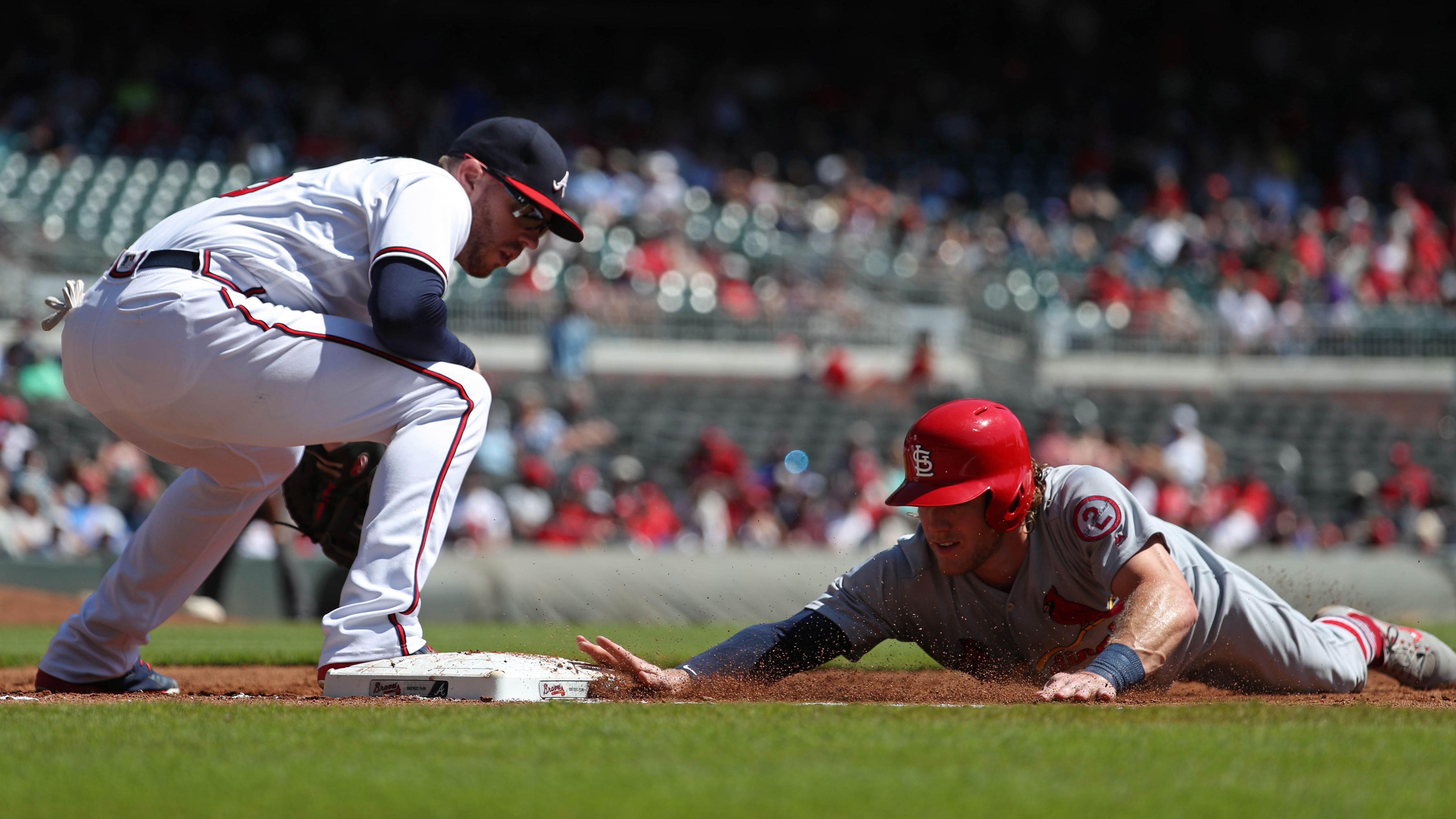 Flaherty is mortal, bats fairly quiet as sweep of Braves eludes Cardinals