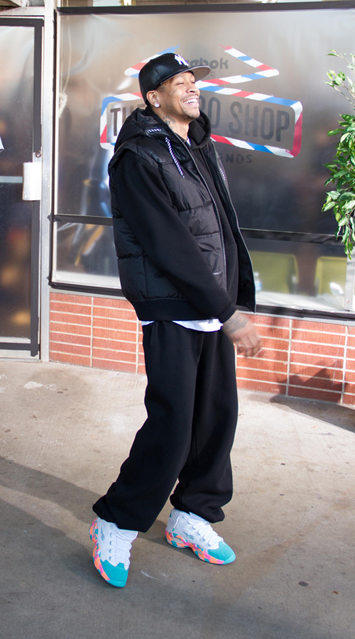 allen iverson street clothes