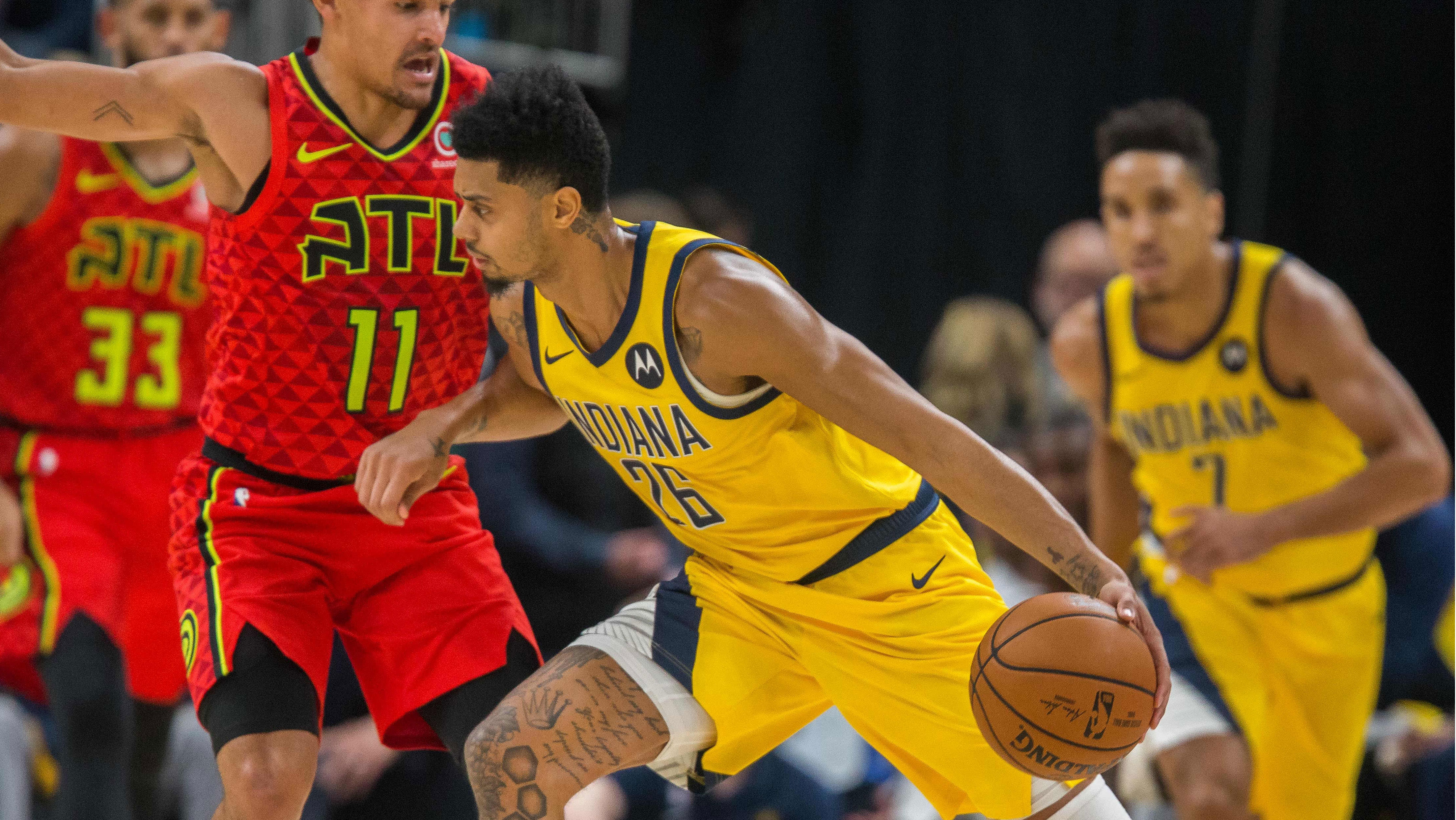 Pacers start slow but grind out 105-104 OT win over Hawks