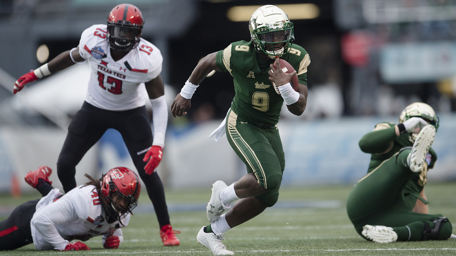 Flowers power: USF overtakes Texas Tech in final minute to win Birmingham Bowl