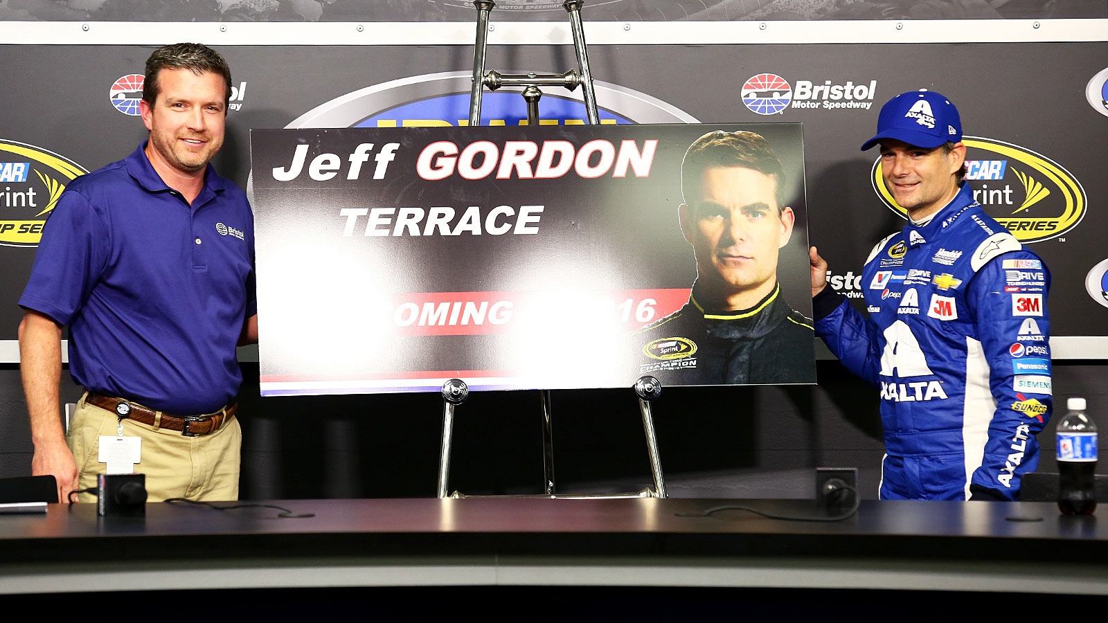 Jeff Gordon floored by having Bristol name grandstand after him