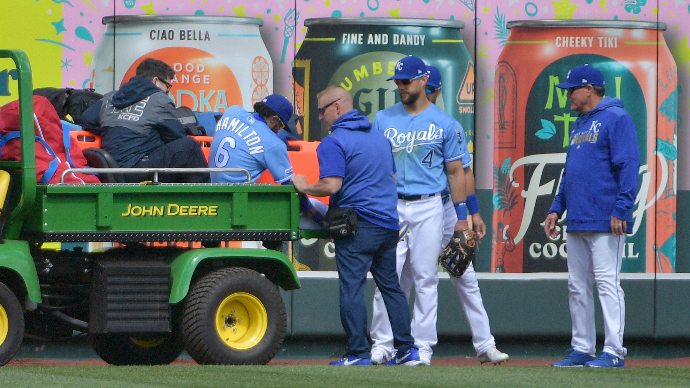 Royals lose 10th straight despite three homers and being one strike away