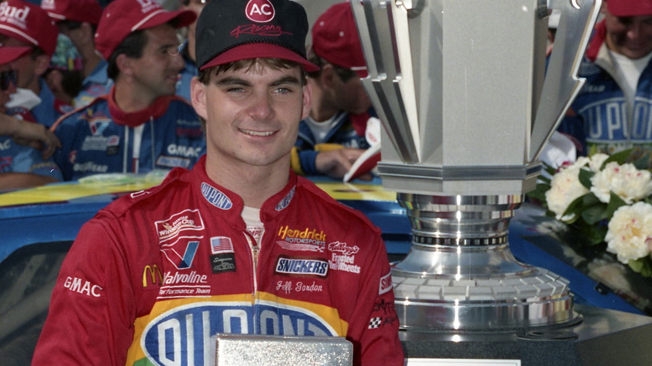 On this day in 1994: Jeff Gordon wins the inaugural Brickyard 400