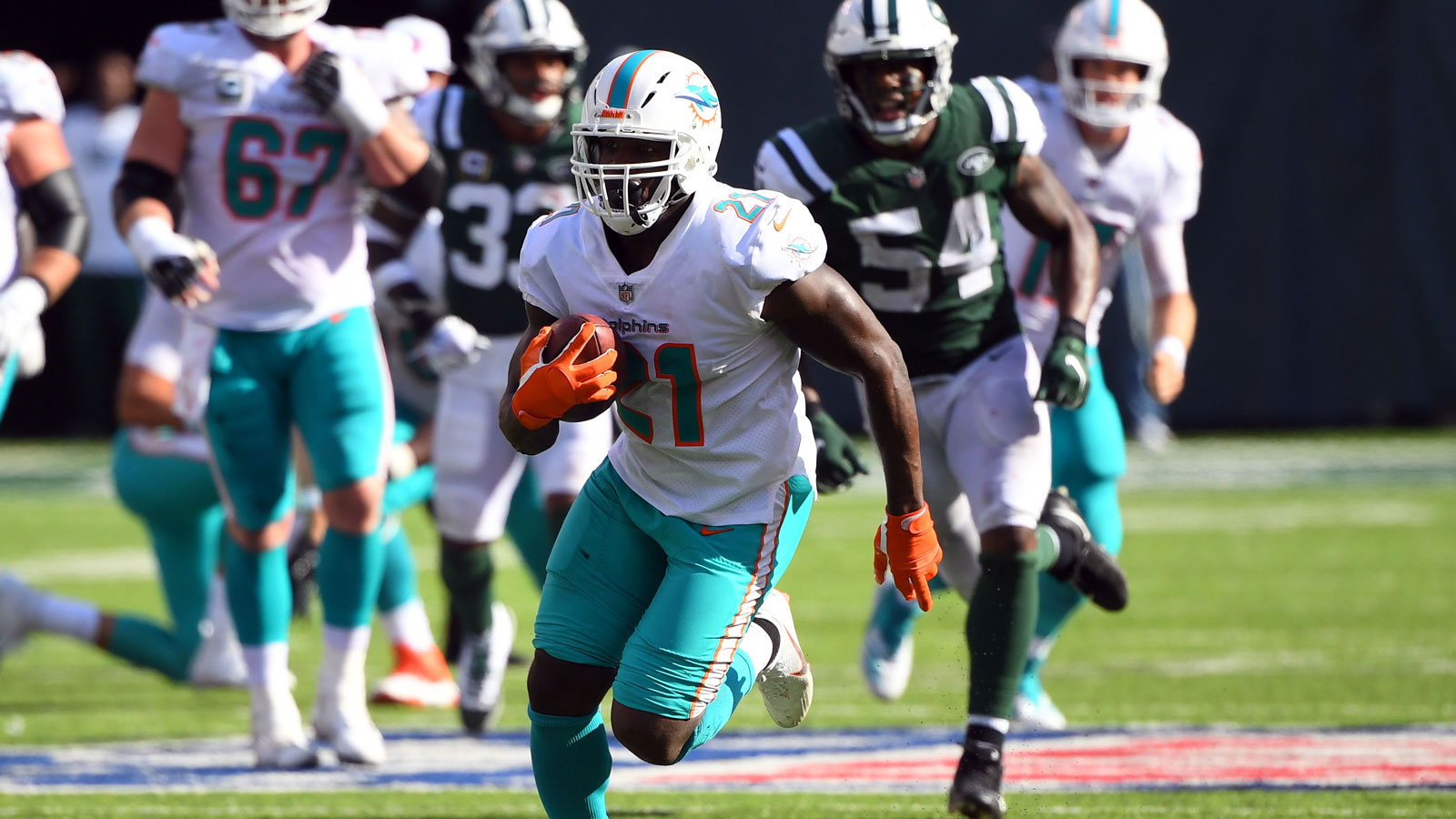 Frank Gore runs to 4th on NFL's all-time rushing list as Dolphins top Jets to improve to 2-0