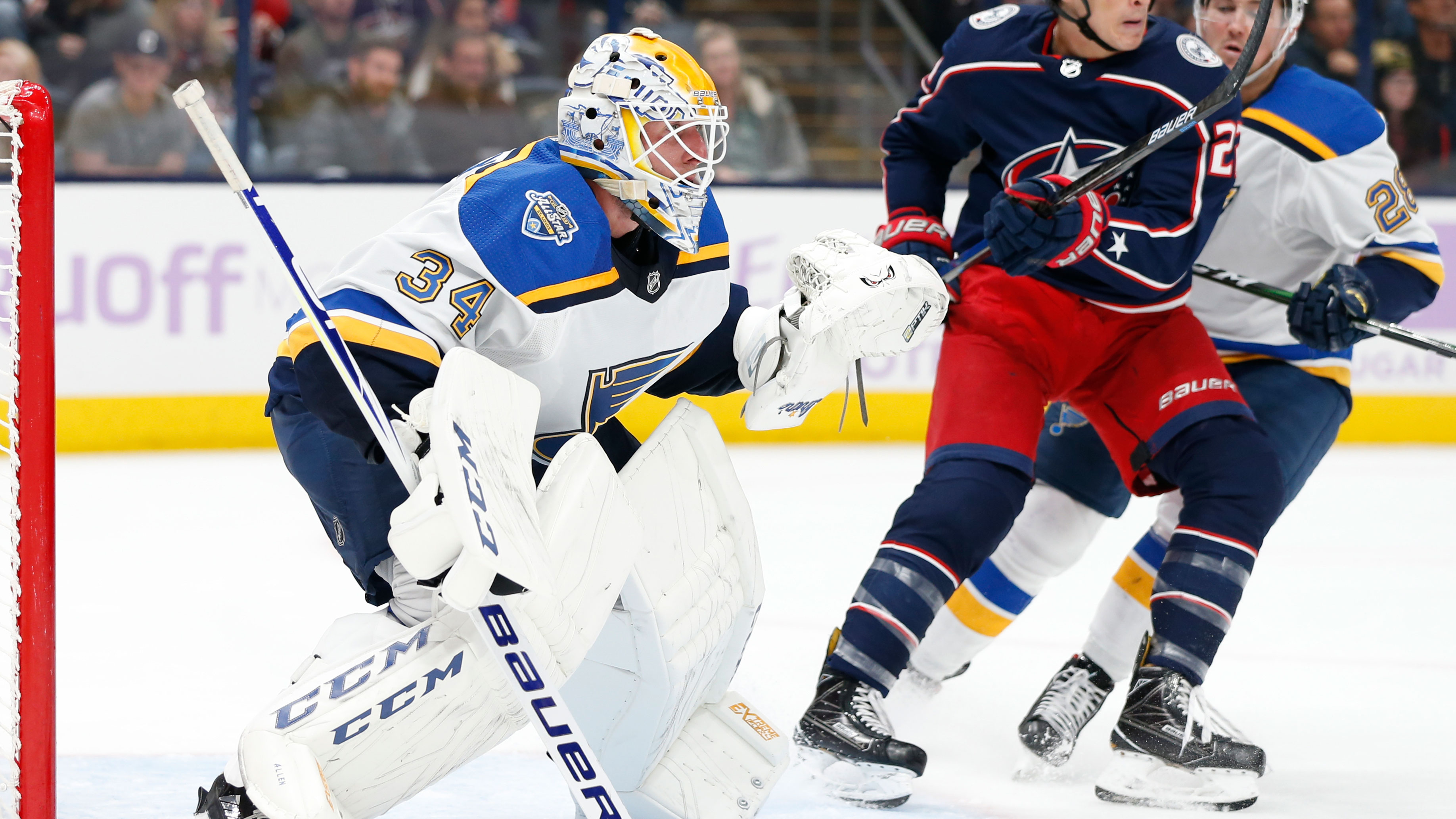 Blues drop second straight in OT, 3-2 to Blue Jackets