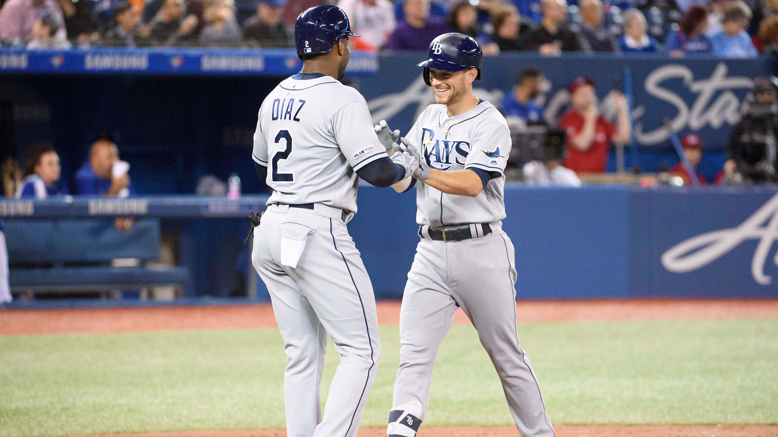 Austin Meadows, Brandon Lowe blast two home runs apiece in Rays' 11-7 win over Blue Jays