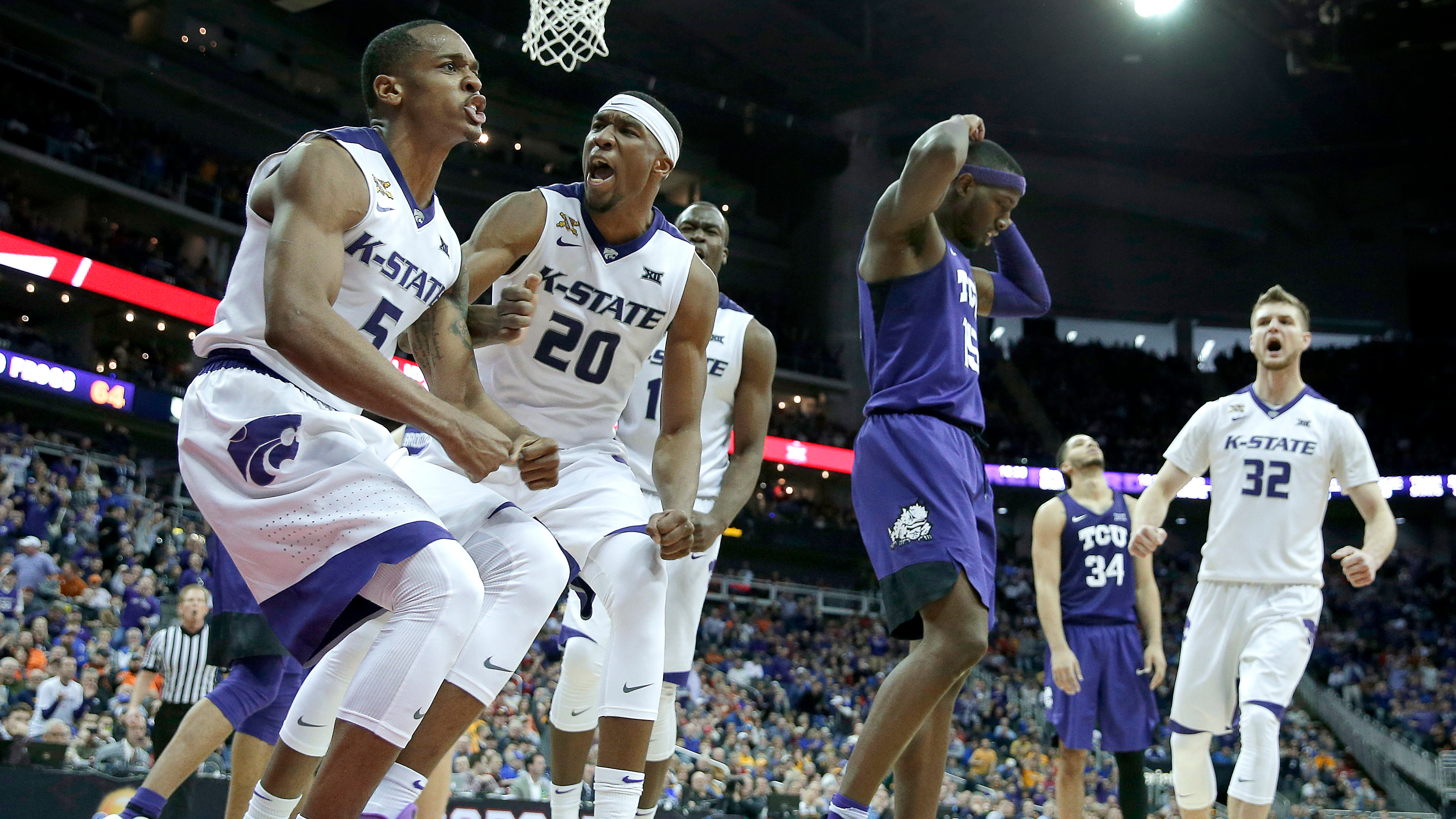 K-State moves to Big 12 semifinals with OT win over TCU