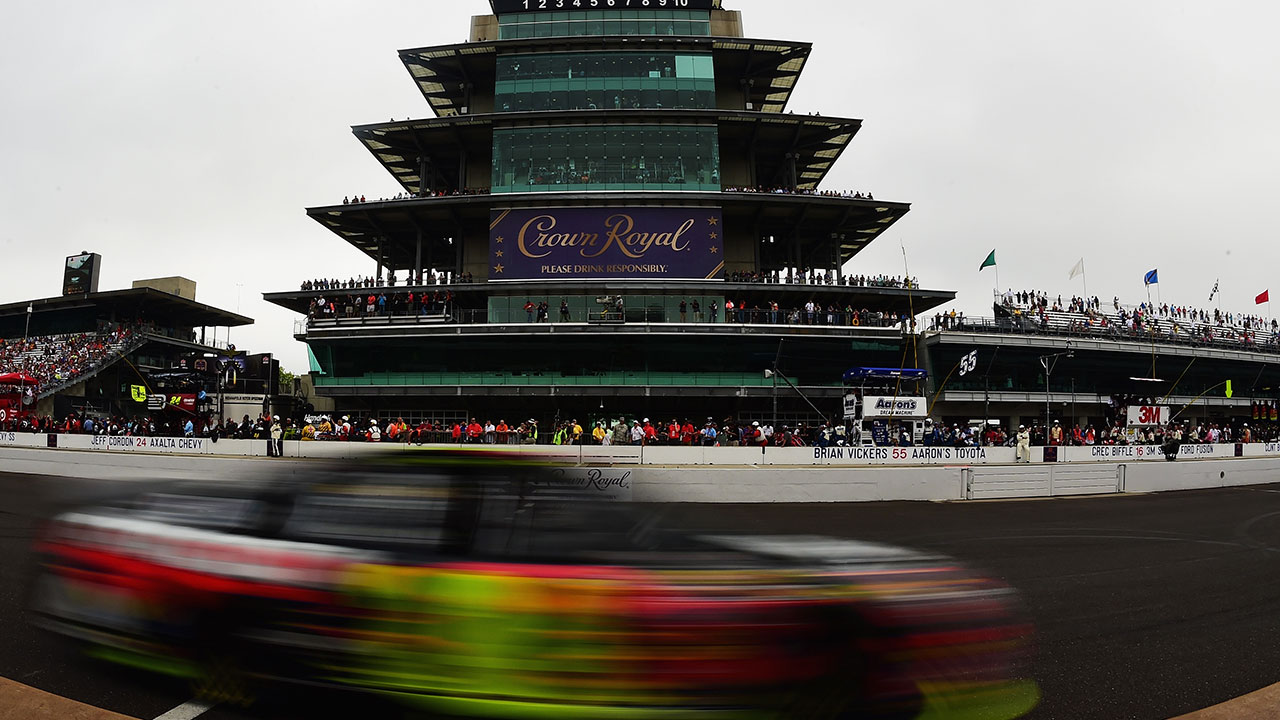 Teams taking part in Goodyear Racing tire test at Indianapolis Motor Speedway