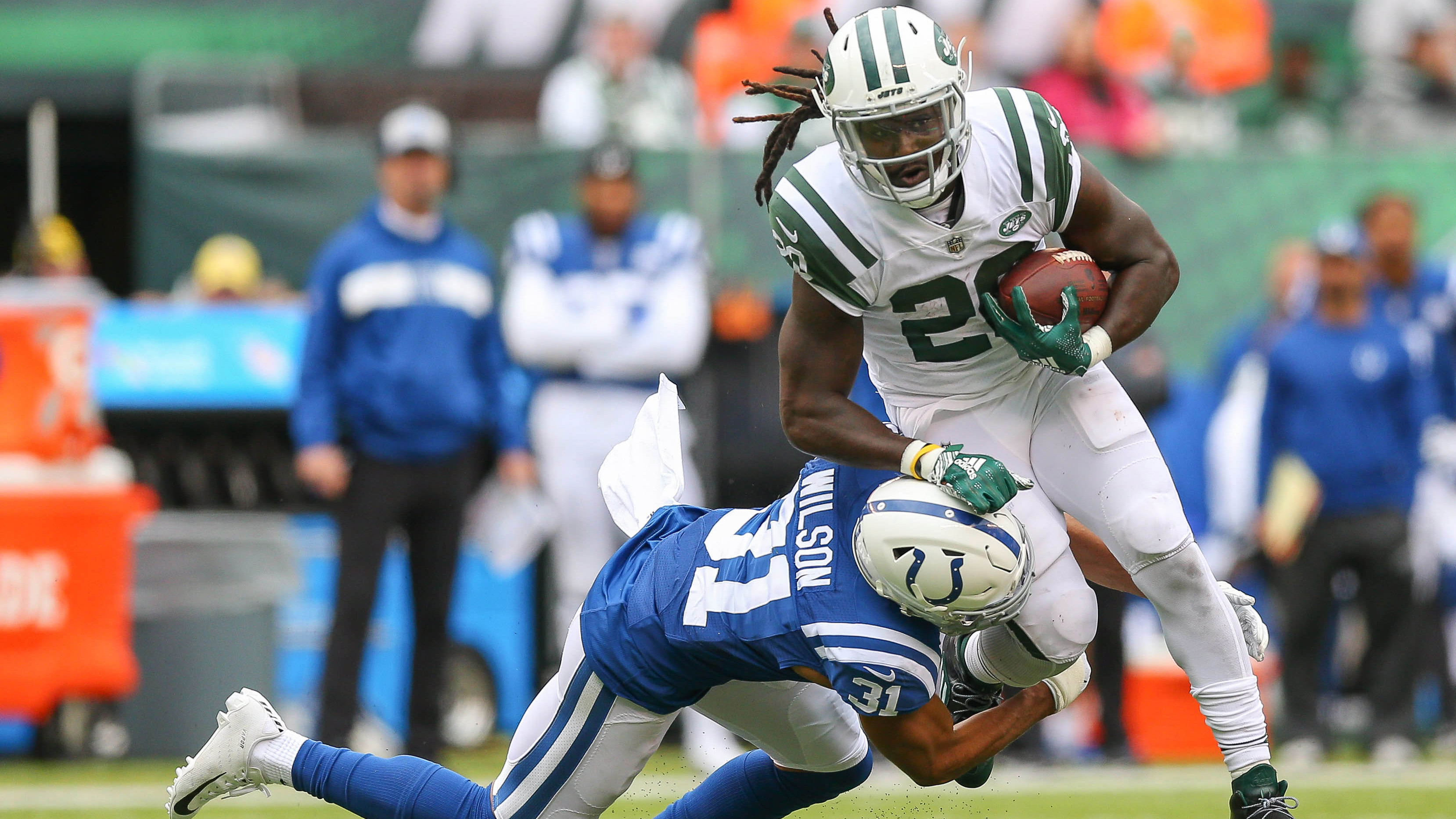 Colts drop fourth straight as Jets score on eight straight possessions