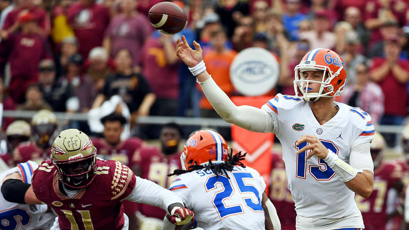 Feleipe Franks, Lamical Perine help No. 11 Gators snap 5-game losing streak to Seminoles