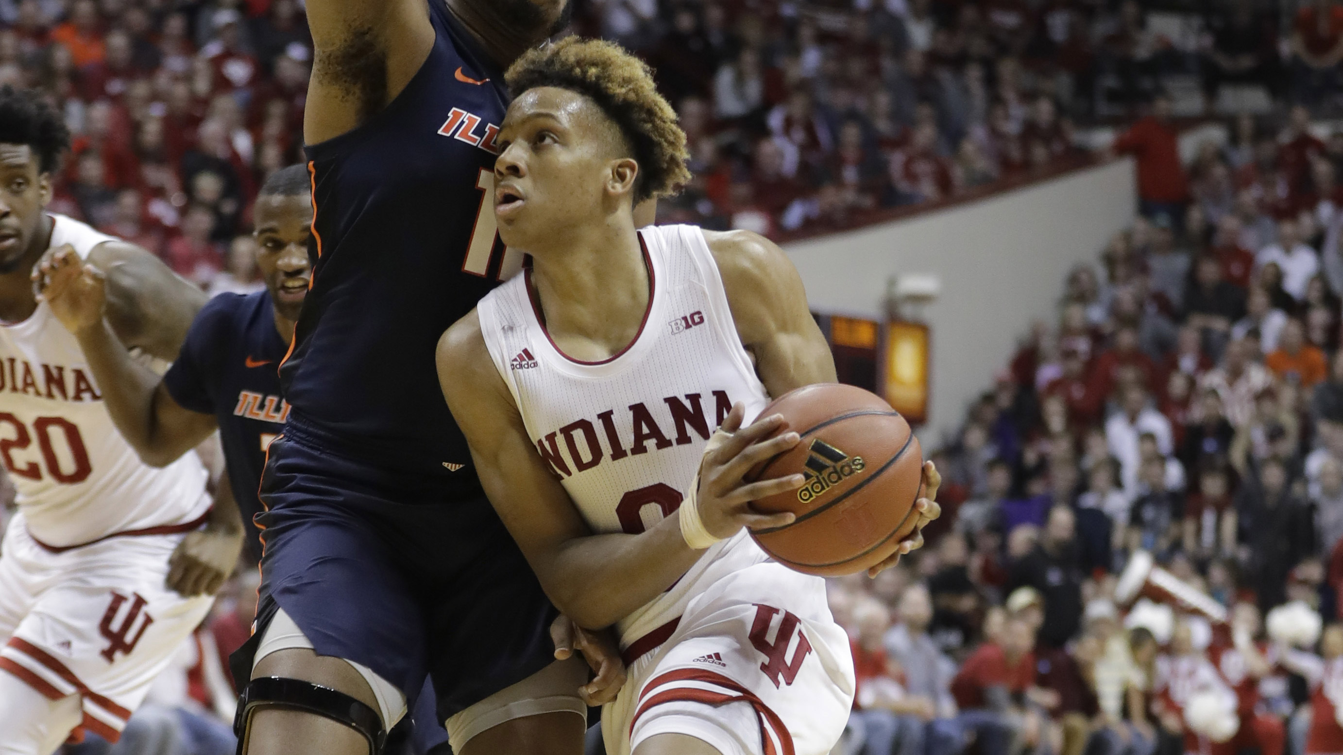 Langford's 28 points lift No. 21 Indiana over Illinois 73-65