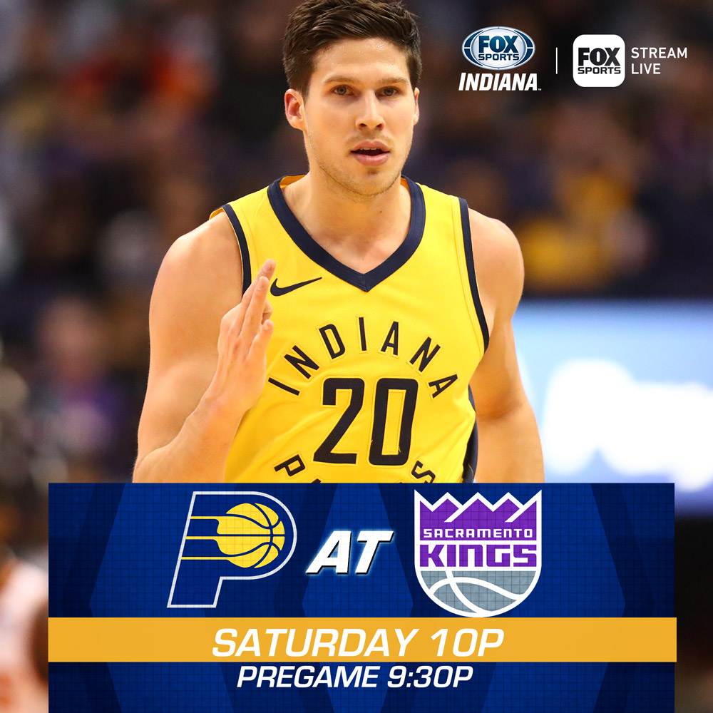 Pacers visit Kings Saturday looking to finish 3-1 on West Coast swing