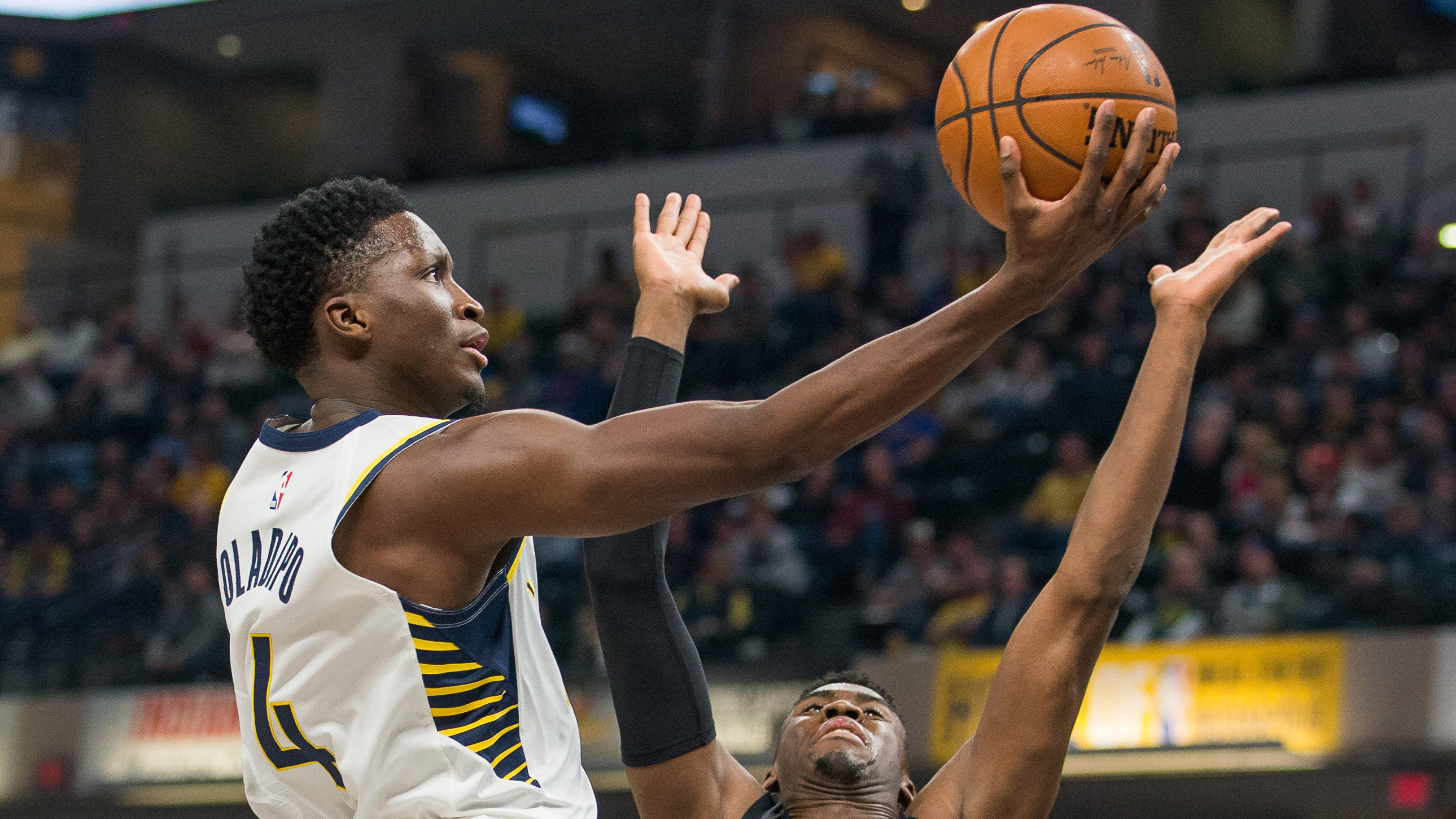 Oladipo takes charge as nine Pacers score double-digit points in victory